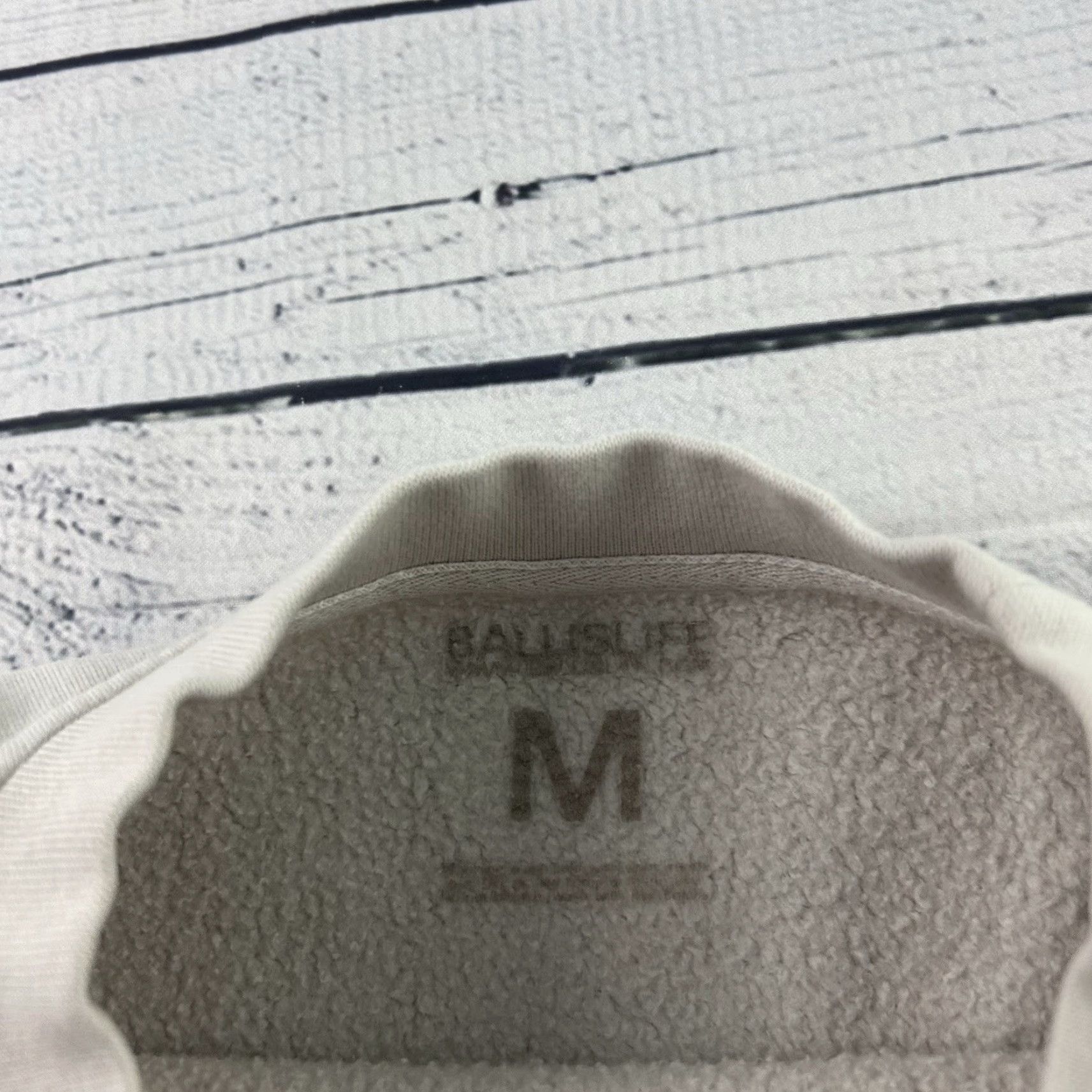 Bally Ball Is Life Embroidered Crewneck Sweatshirt Men’s M Beige Shirt Mens Embroidered Pullover Sweatshirt Ball Is Life Size US M / EU 48-50 / 2 - 4 Thumbnail