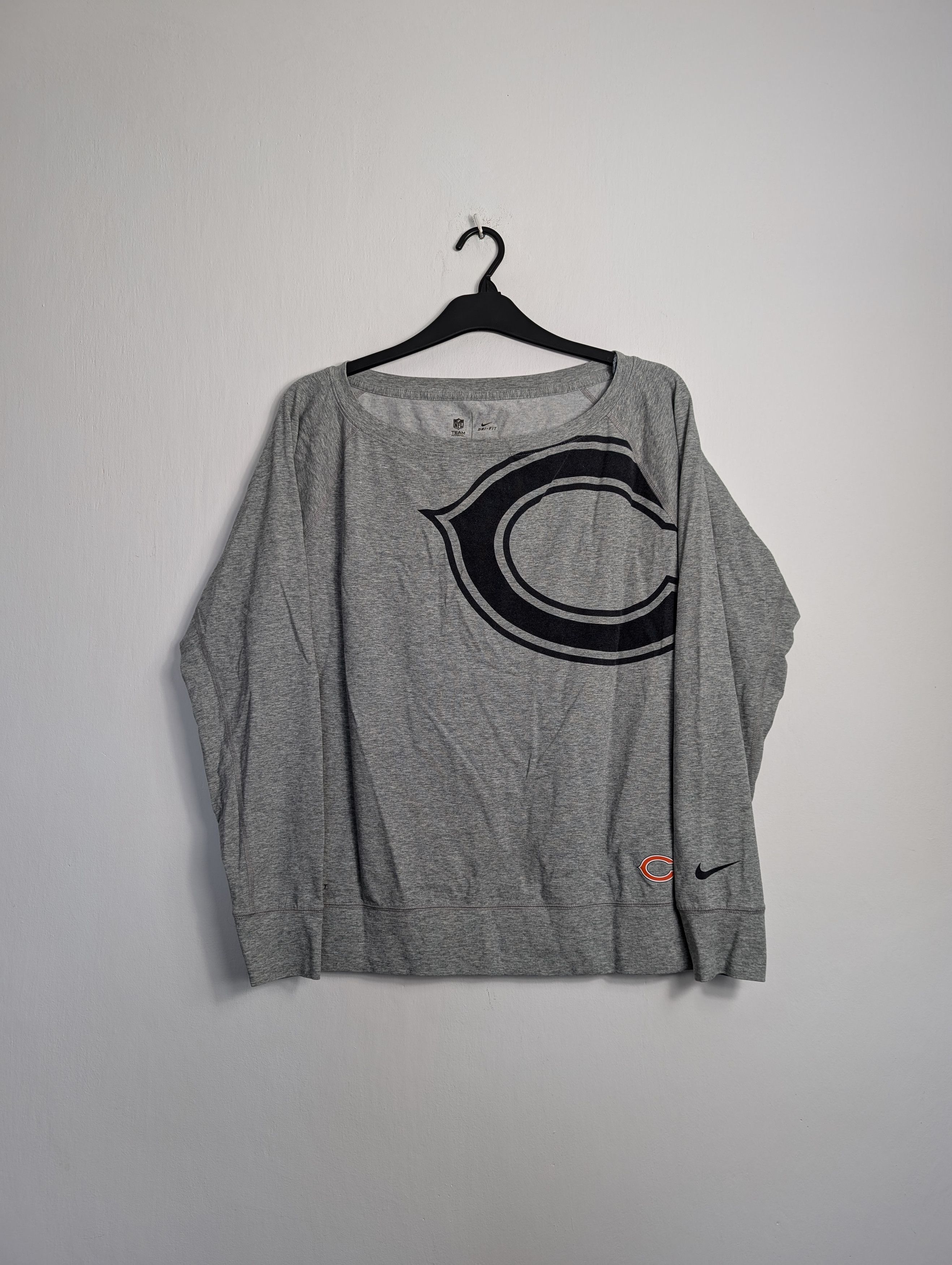 NFL × Nike Nike NFL Chicago Bears Women's Long Sleeve Sweatshirt Size XL / US 12-14 / IT 48-50 - 1 Thumbnail