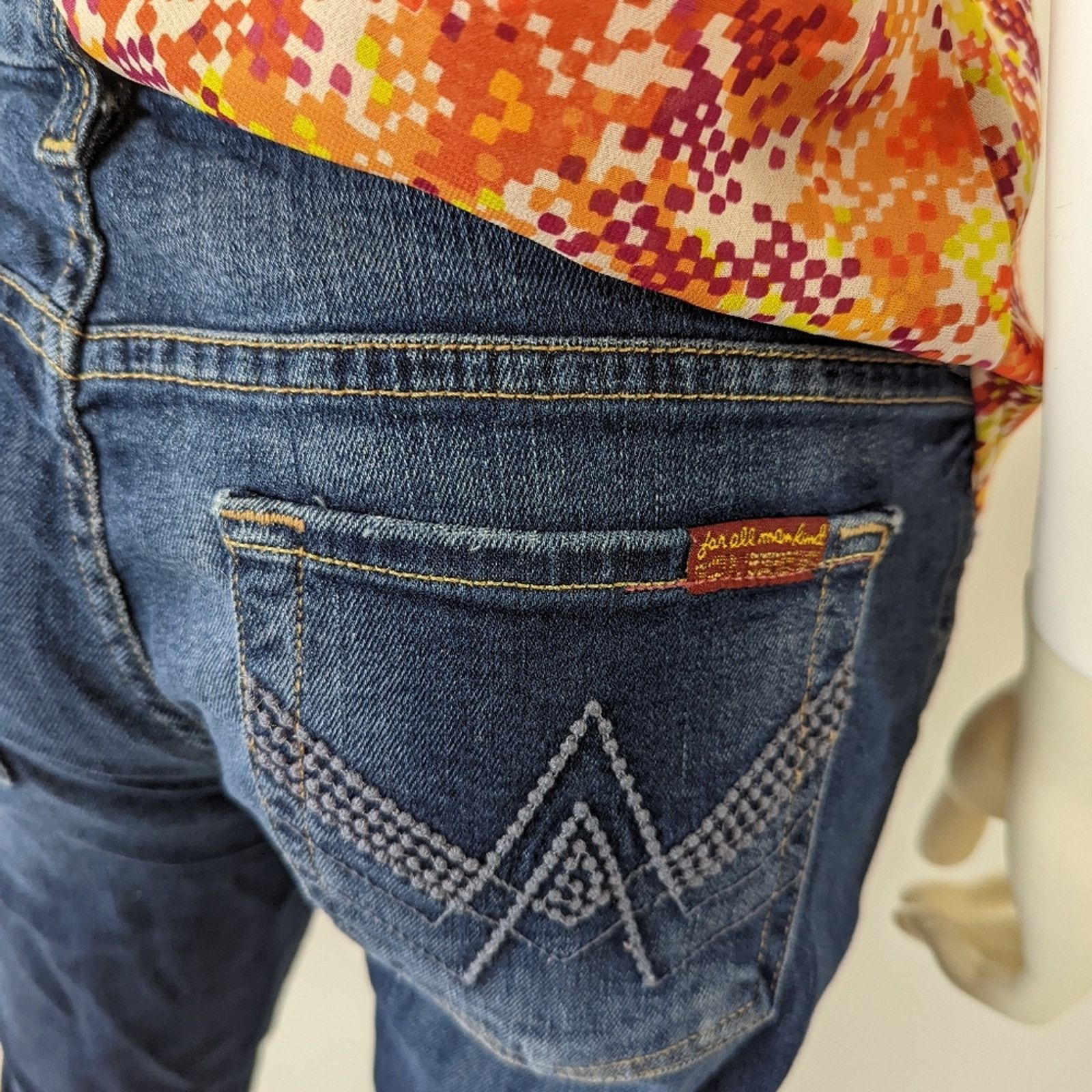 7 For All Mankind 7 For All Mankind Flare Jeans 28 Size 28" / US 6 / IT 42 - 7 Thumbnail