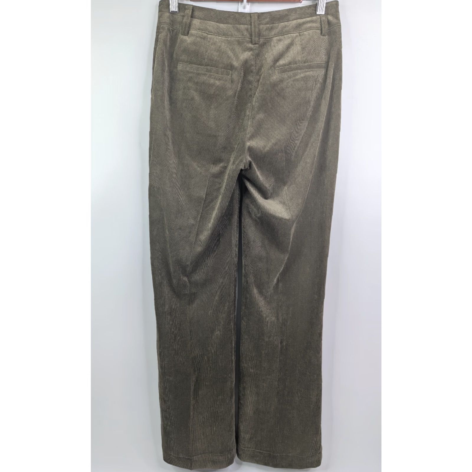 Coldwater Creek Coldwater Creek Womens Whisper Corduroy Tousers Pants Size 4 Olive Green Size 27" / US 4 / IT 40 - 3 Thumbnail