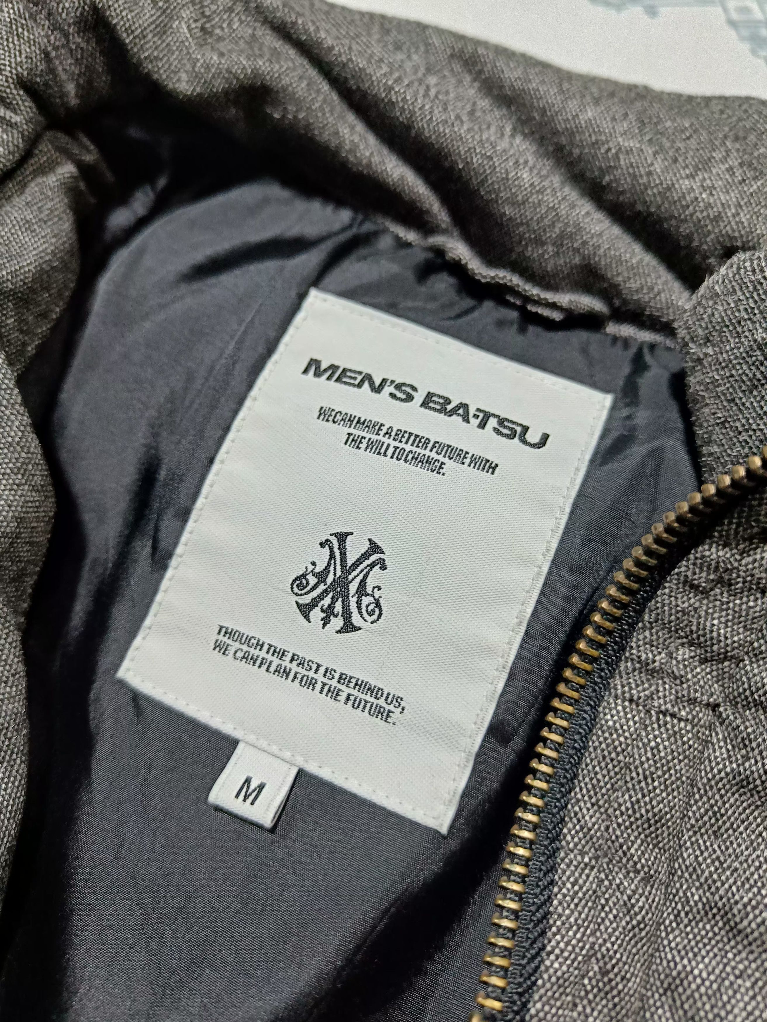 Japanese Brand MEN BAT-SU ZIPPER BUTTON UP HOODIE PUFFER JACKET Size US M / EU 48-50 / 2 - 10 Thumbnail
