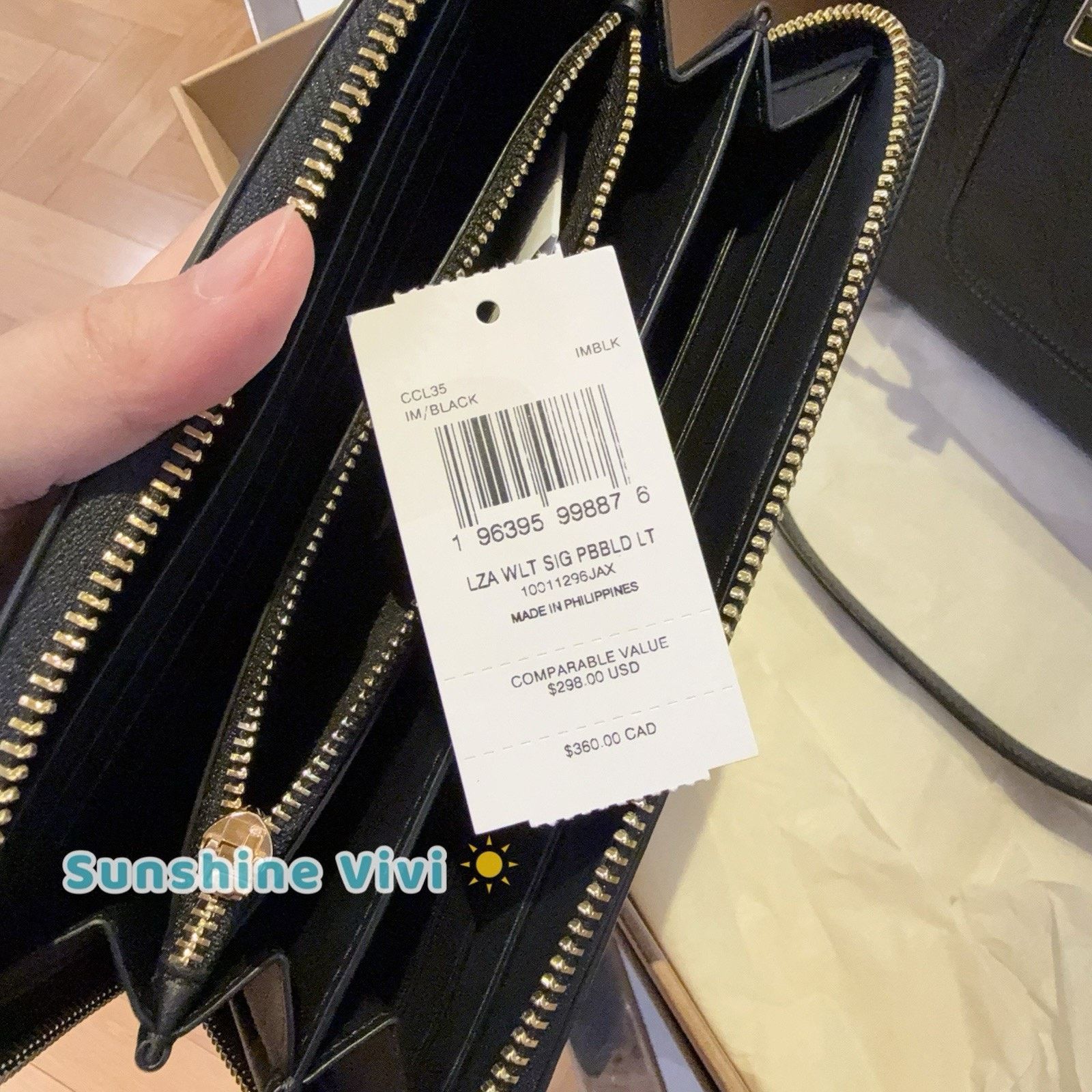 Coach NWT Bundle COACH CCD49 Station Tote & CCL35 Long Wallet Size ONE SIZE - 11 Thumbnail