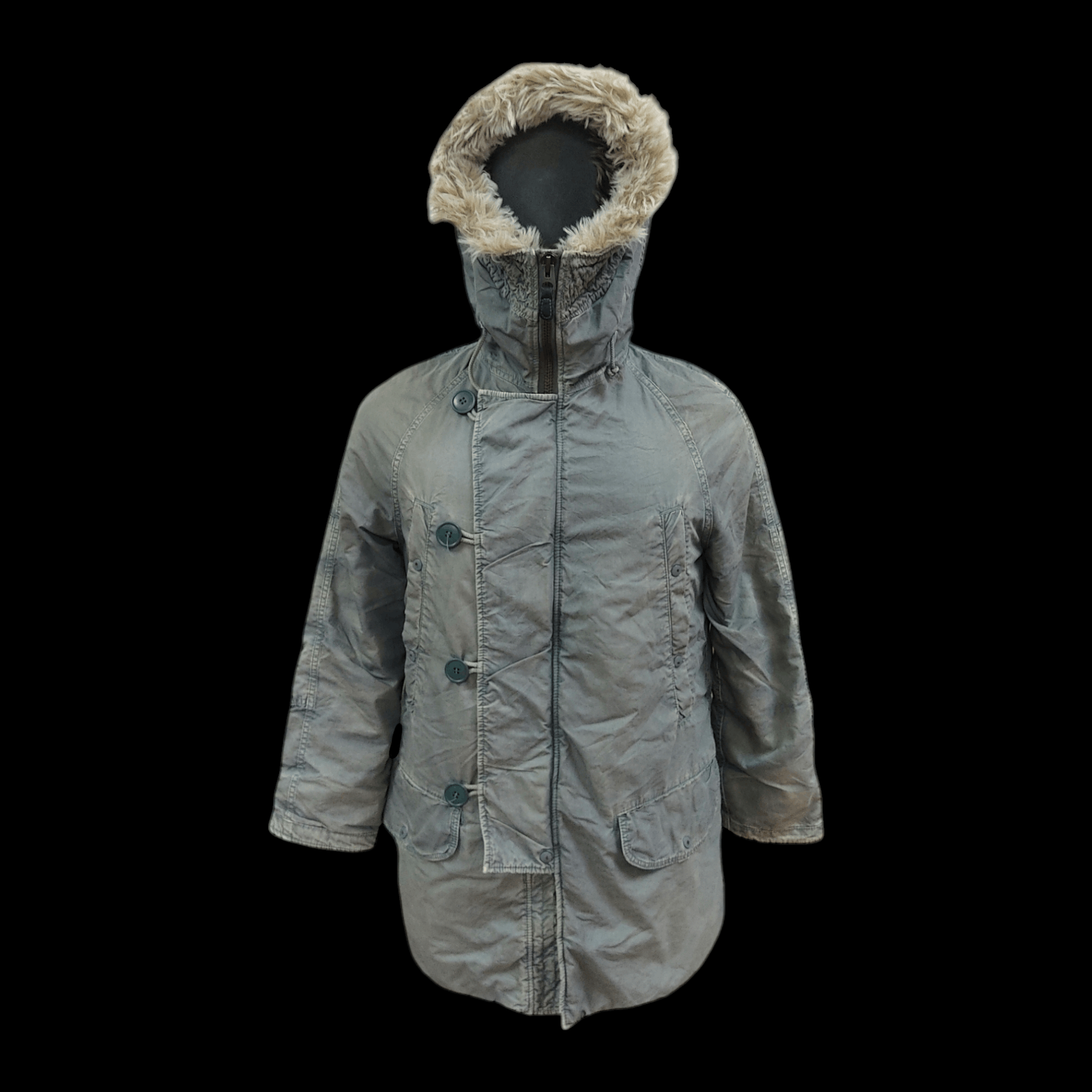 Japanese Brand DENIM & DUNGAREE Type N-3B Extreme Weather Parka Jacket Size US S / EU 44-46 / 1 - 1 Thumbnail