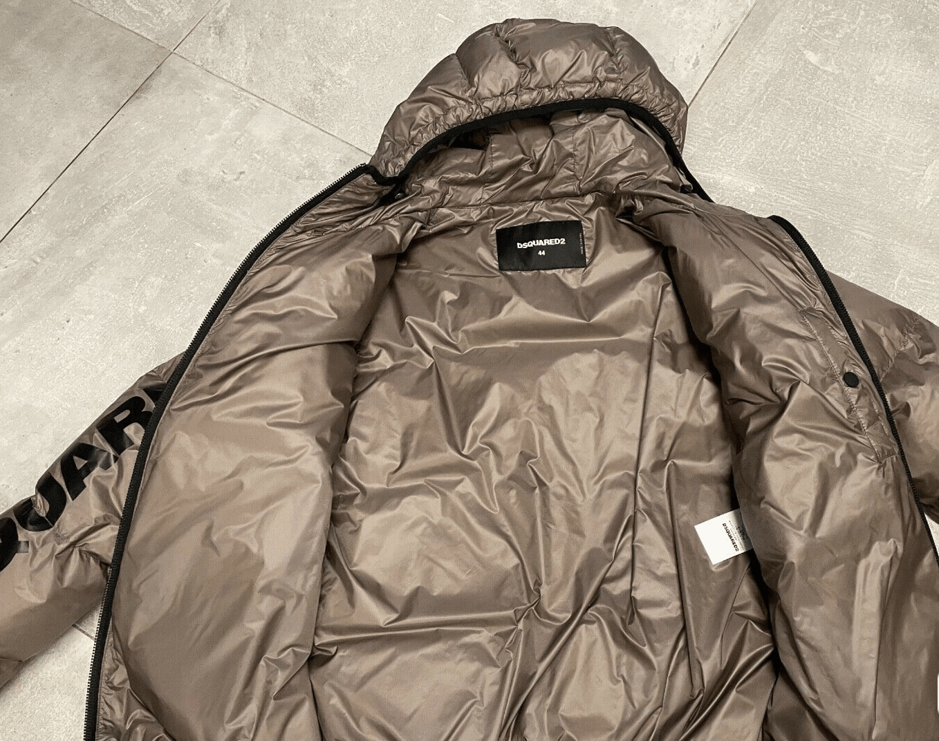 Dsquared2 DSQUARED2 Down Jacket, Champagne, Chocolate Size 44 Size US S / EU 44-46 / 1 - 7 Thumbnail
