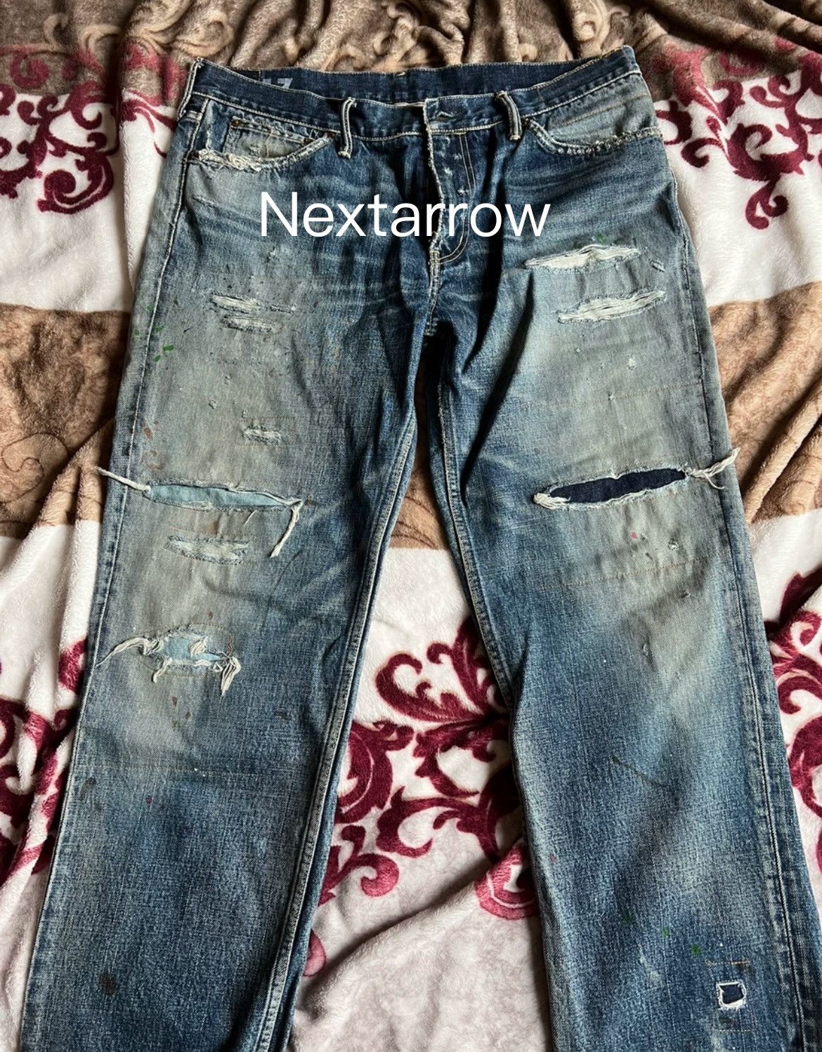 VISVIM SOCIAL SCULPTURE DAMAGED-17 D17 jeans