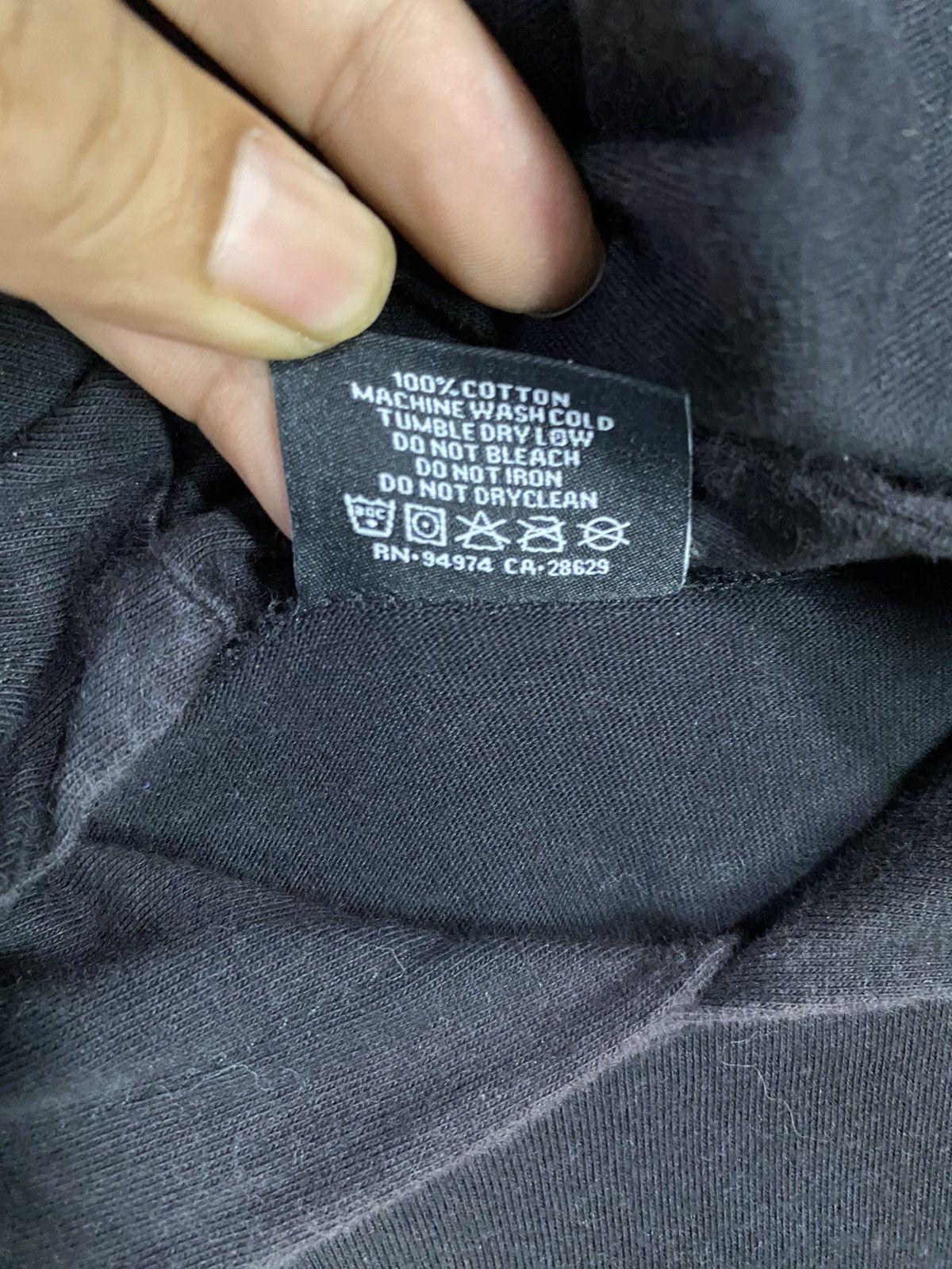 Stussy Stussy hoodie pullover black back hit size s Size US S / EU 44-46 / 1 - 11 Thumbnail