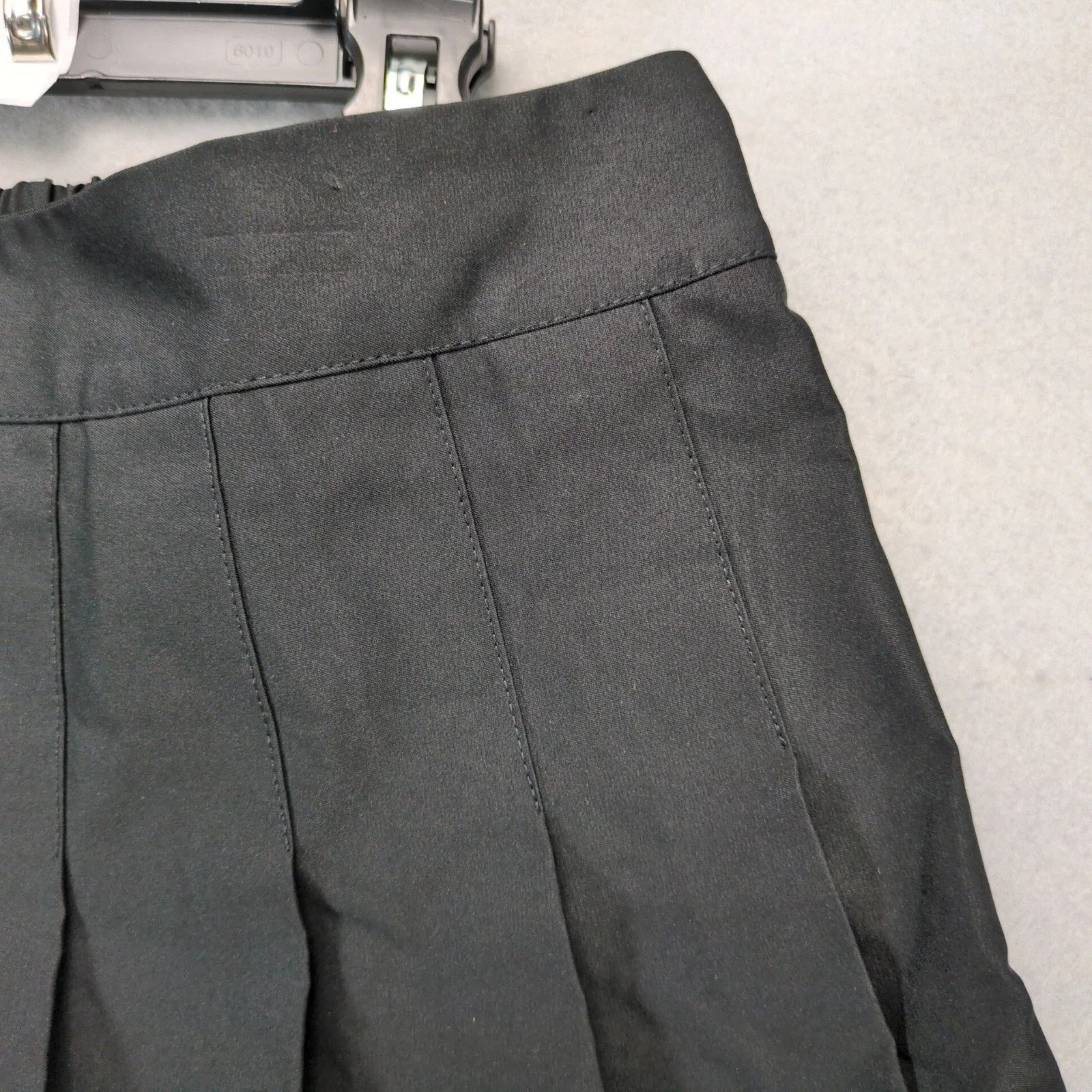 Other Hippie Rose Black Pleated A-Line Micro Mini Skirt Elastic Size 30" / US 8 / IT 44 - 10 Thumbnail