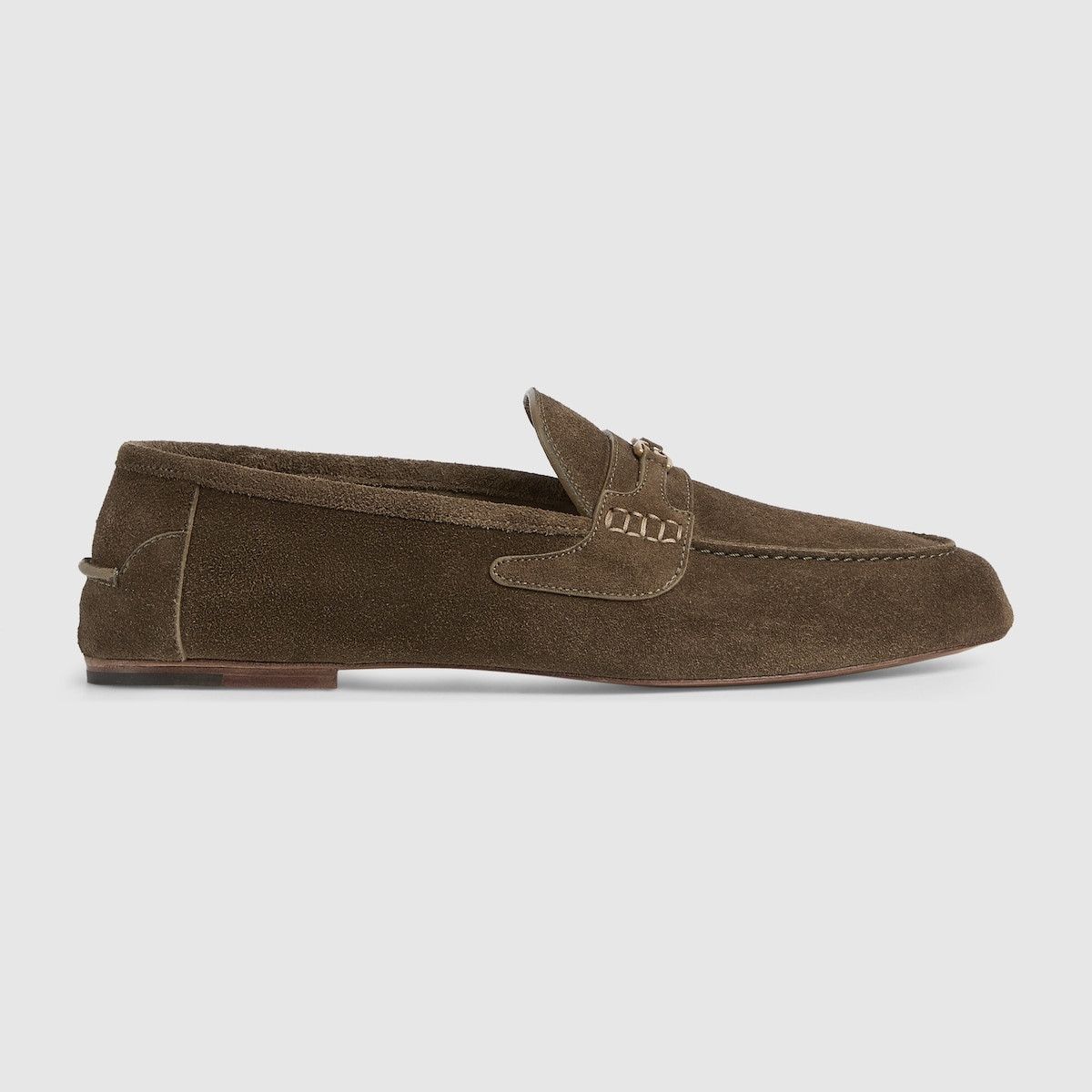 Gucci o1s1wg111025 Interlocking G Loafer Shoes in Dark Green Size US 10.5 / EU 43-44 - 1 Thumbnail
