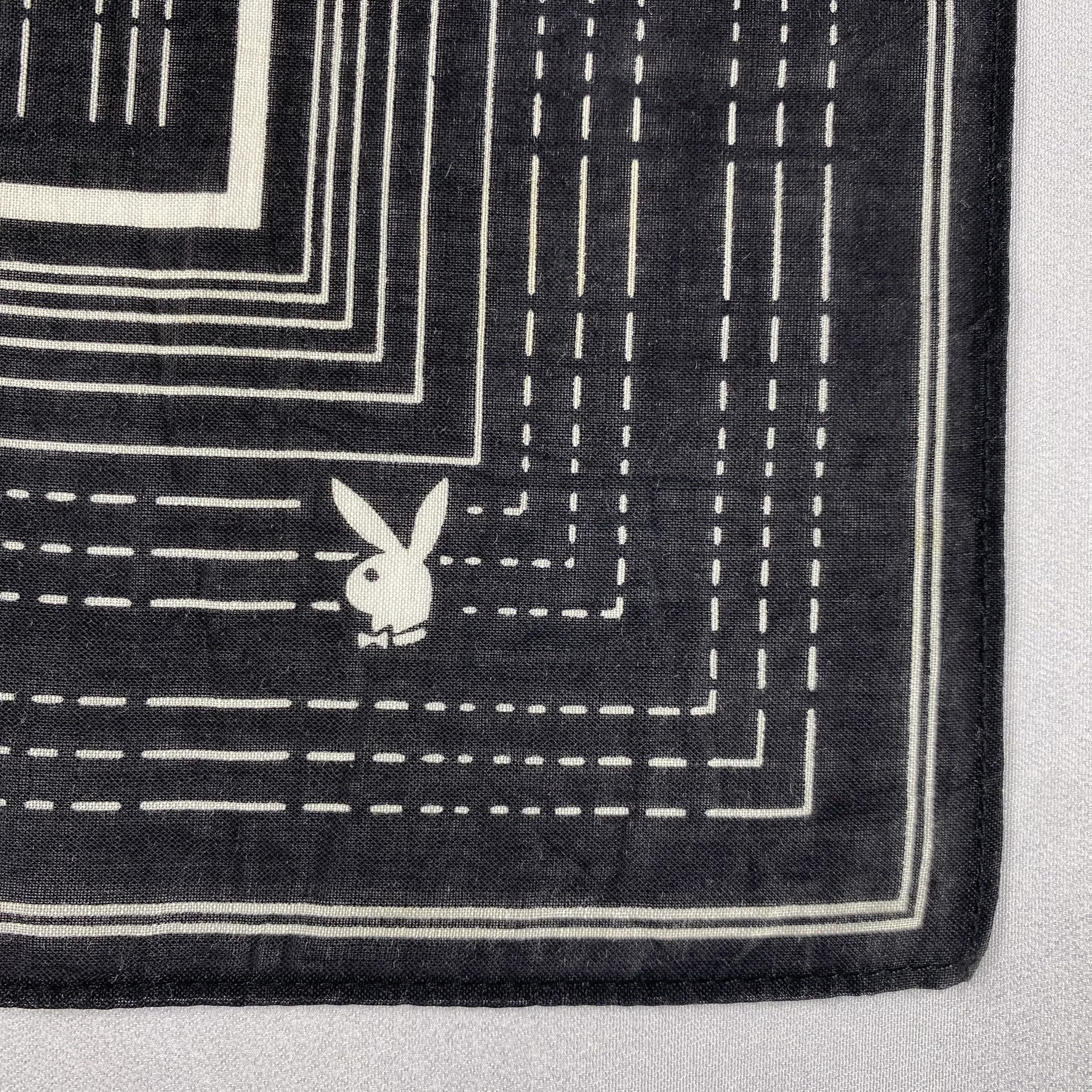 Playboy × Vintage NWT Playboy Bandana/ Handkerchief / Neckerchief-P1139 Size ONE SIZE - 5 Thumbnail