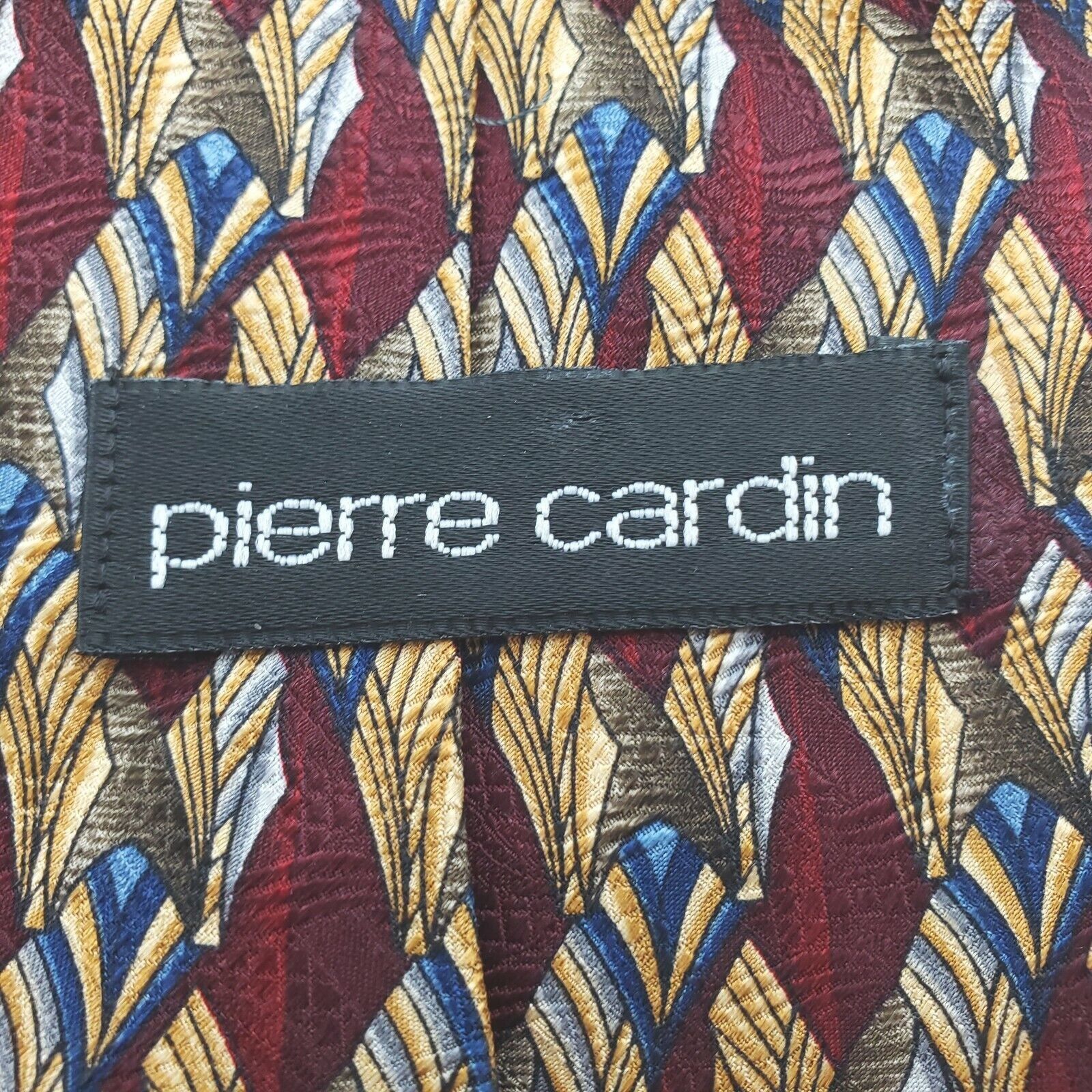 Pierre Cardin Pierre Cardin Red Print Silk Tie Wide Size ONE SIZE - 3 Thumbnail