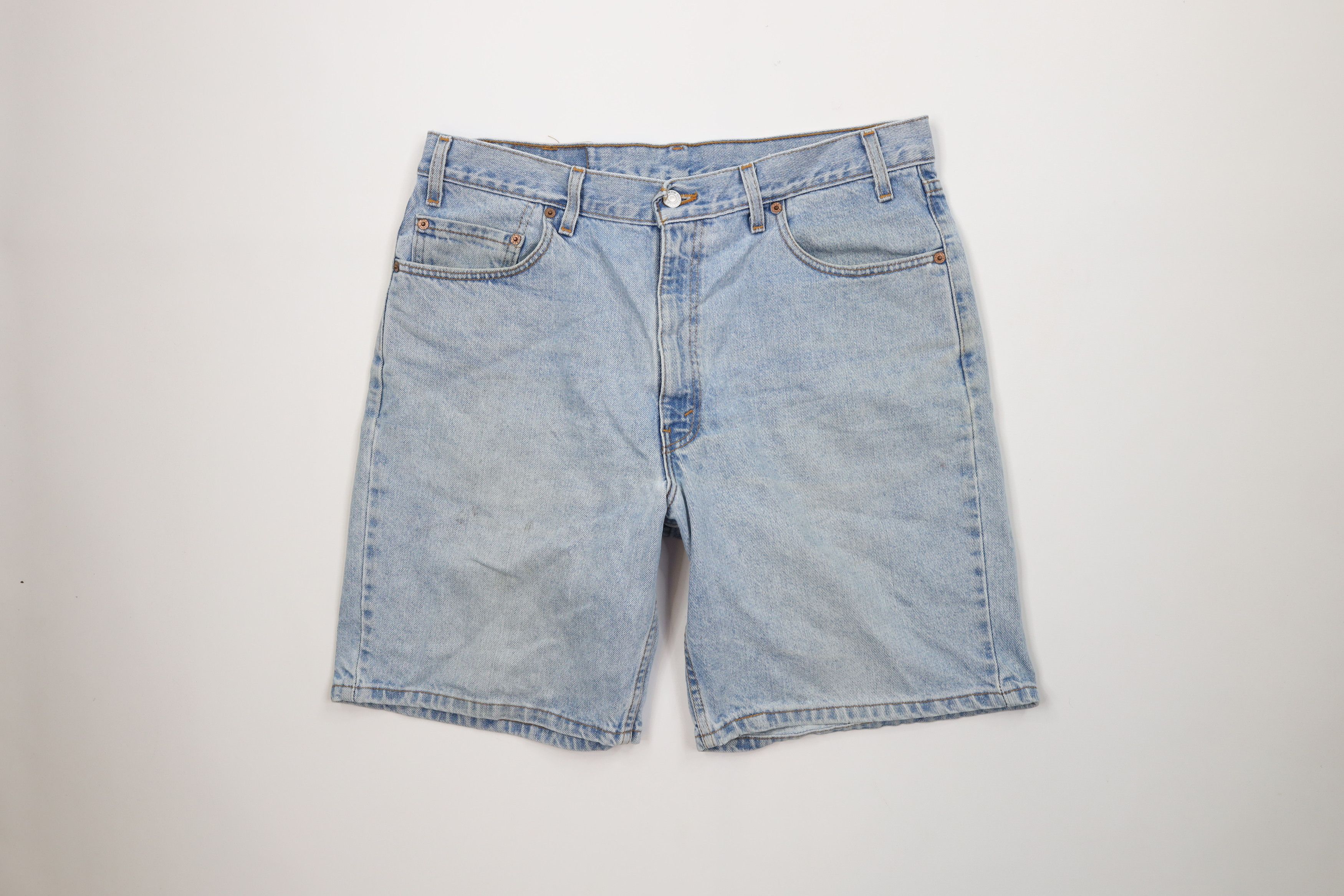 Levi's Vintage 90s Levis 550 Fit Denim Jean Shorts Jorts USA Size US 36 / EU 52 - 1 Thumbnail