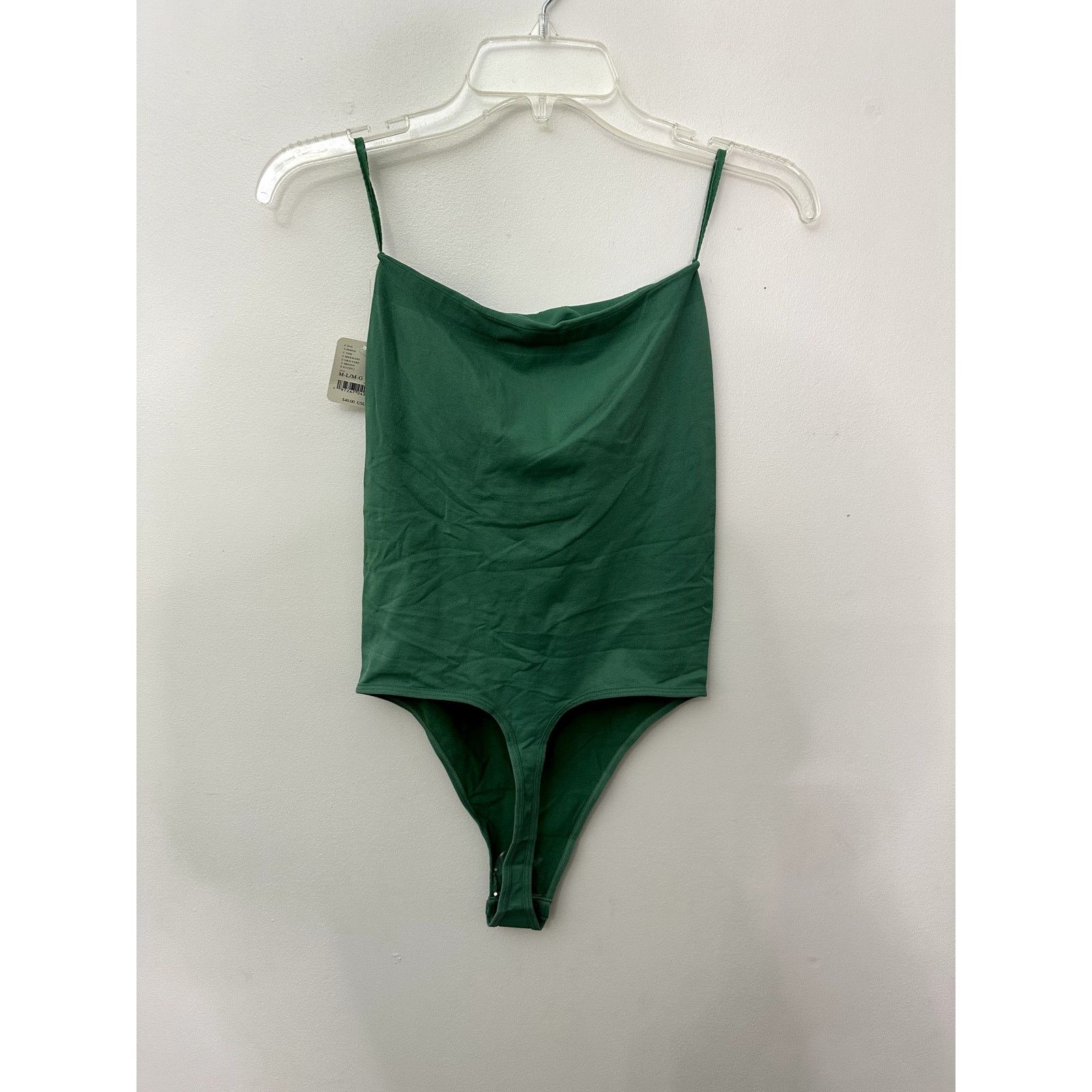 Free People Free People Women's Green Seamless Thong Tube Bodysuit M/L Size M / US 6-8 / IT 42-44 - 5 Thumbnail