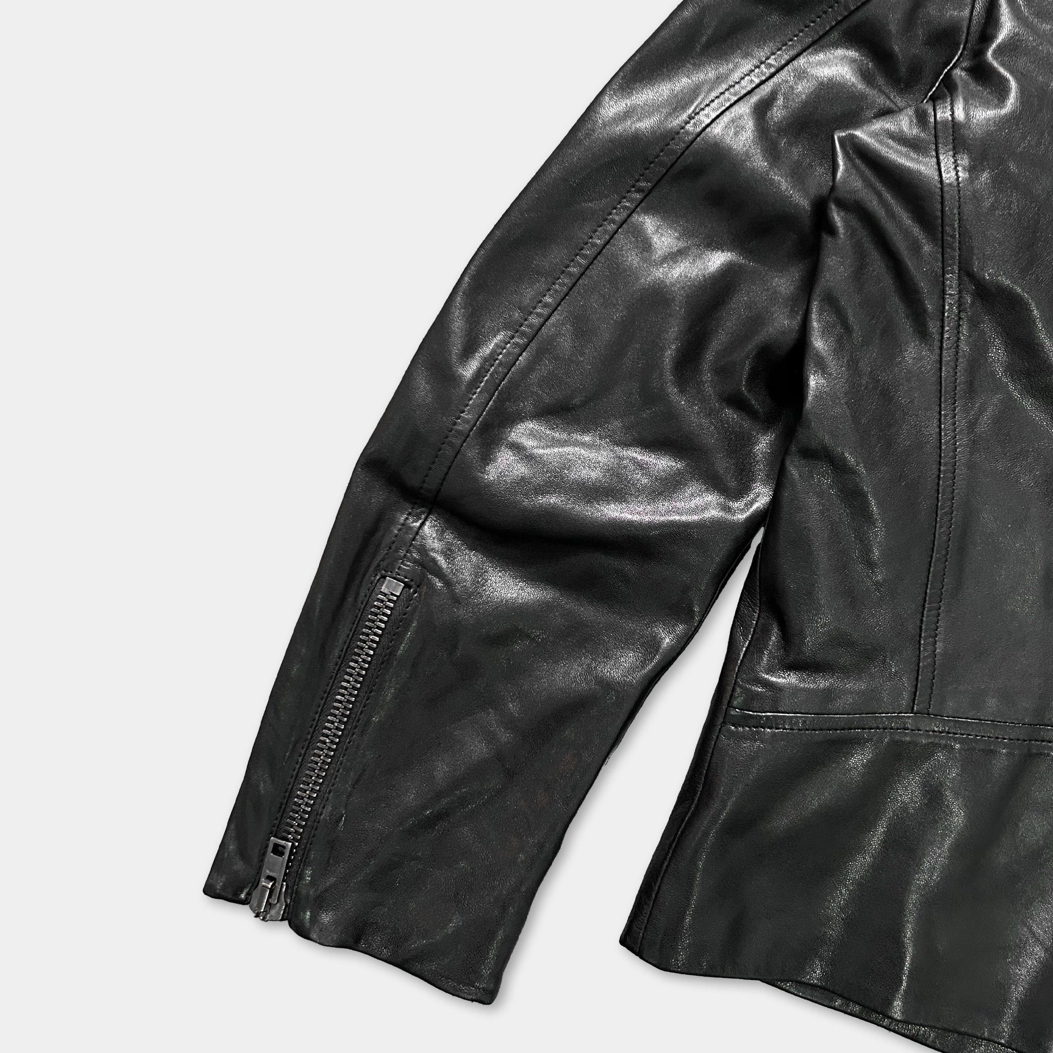 Maison Margiela Maison Martin Margiela 2000's Black Leather Multi Zipper Jac Size US S / EU 44-46 / 1 - 5 Thumbnail