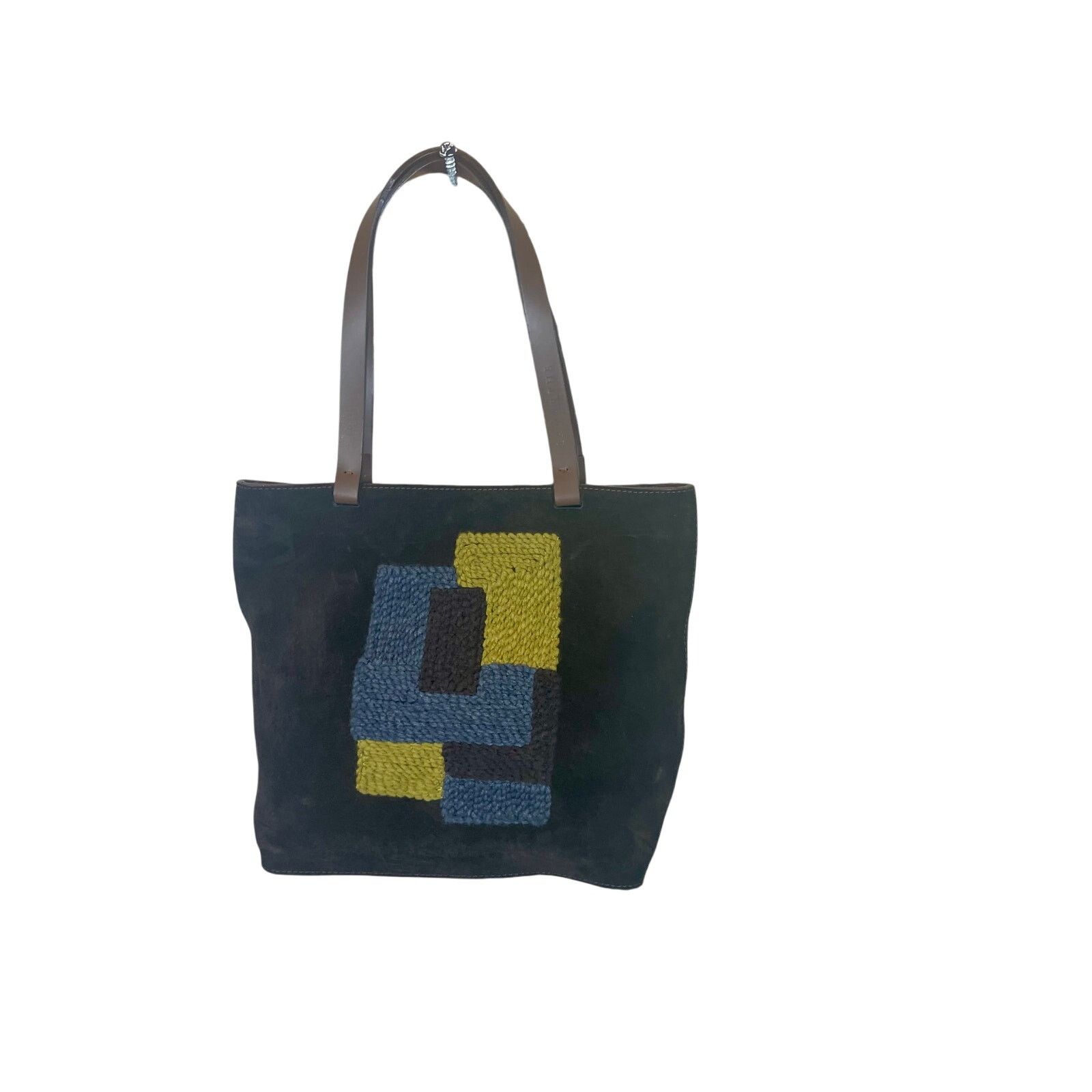 & Other Stories LAMARTHE PARIS TOTE SUEDE BROWN EMBROIDERED MADE IN ITALY Size ONE SIZE - 13 Thumbnail