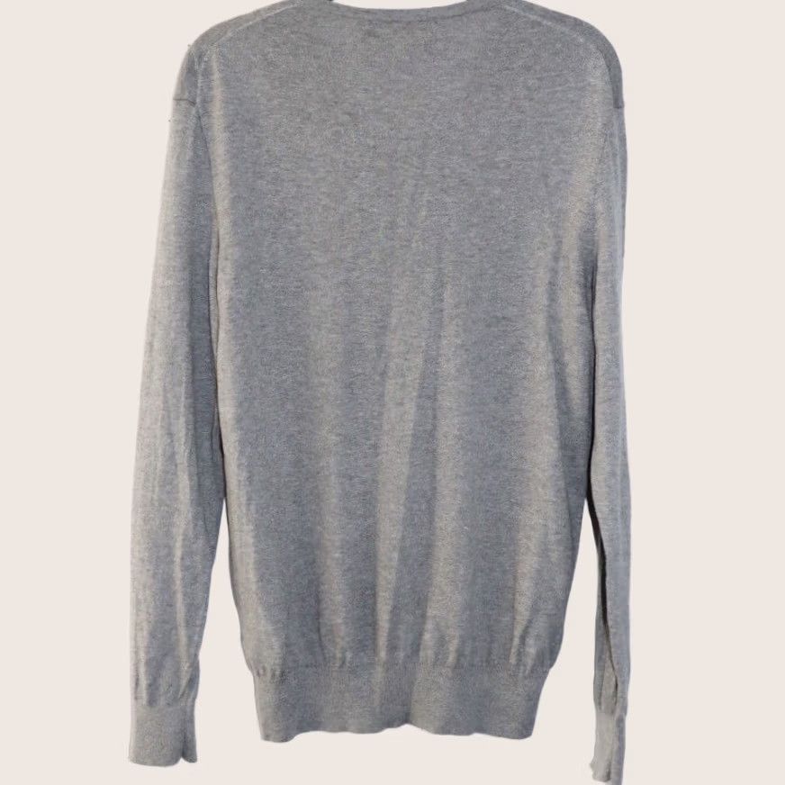 Polo Ralph Lauren Polo Ralph Lauren Top Mens S Jumper Slim Fit Grey Neck pullover Used Size US S / EU 44-46 / 1 - 1 Thumbnail