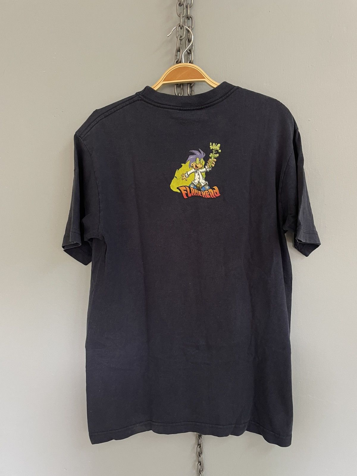 JNCO Vintage Y2K Flamehead by JNCO t shirt Size US L / EU 52-54 / 3 - 2 Thumbnail