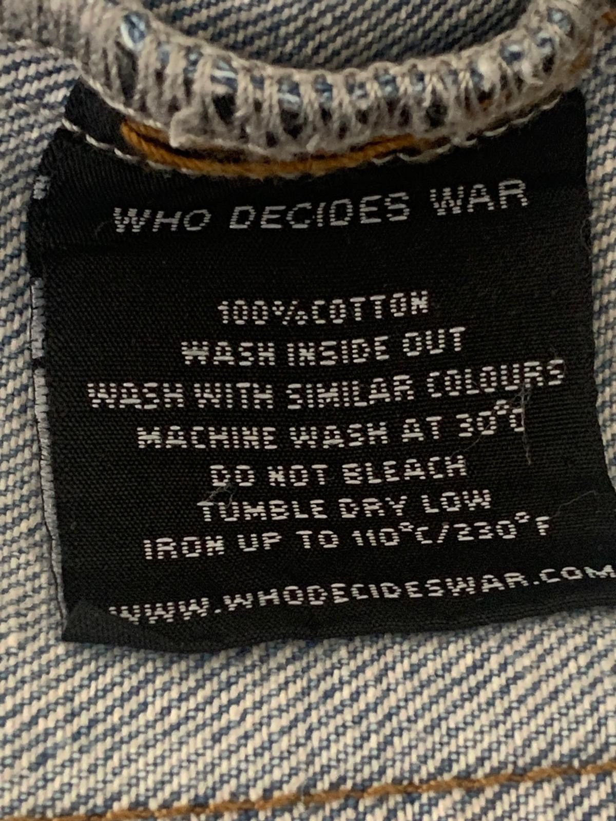 Who Decides War Who Decides War Denim Jacket Size US S / EU 44-46 / 1 - 8 Thumbnail