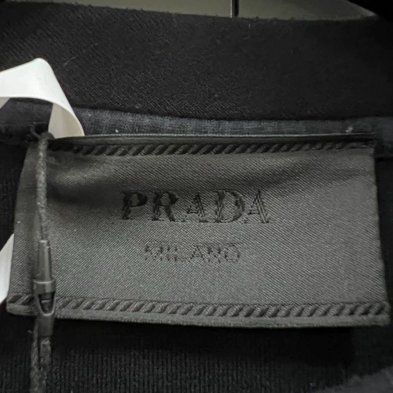 Prada PRADA Black Logo Sweatshirt Size M-2506 Size US M / EU 48-50 / 2 - 3 Thumbnail
