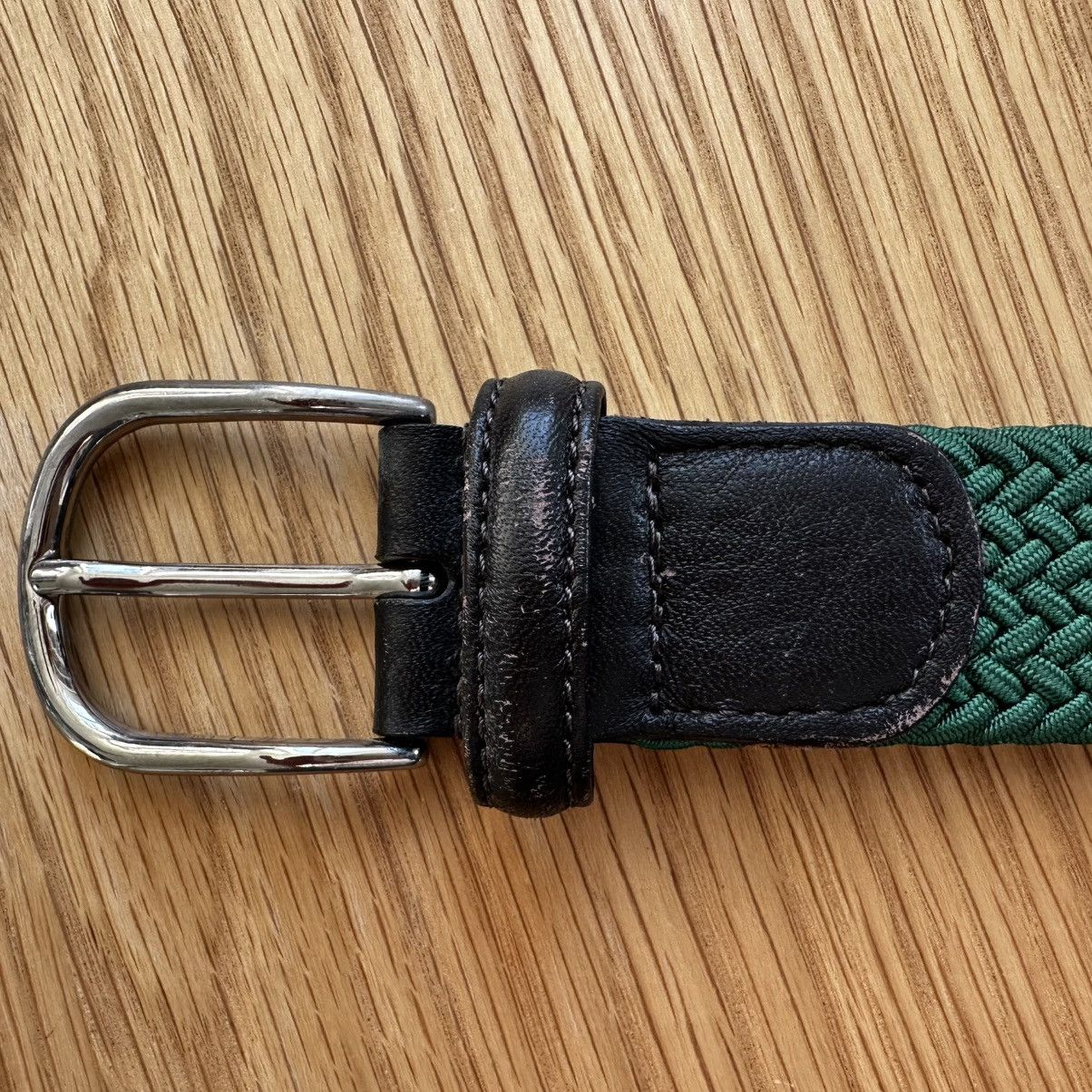 Andersons Anderson‘s Woven Belt Green Size 36 - 3 Thumbnail