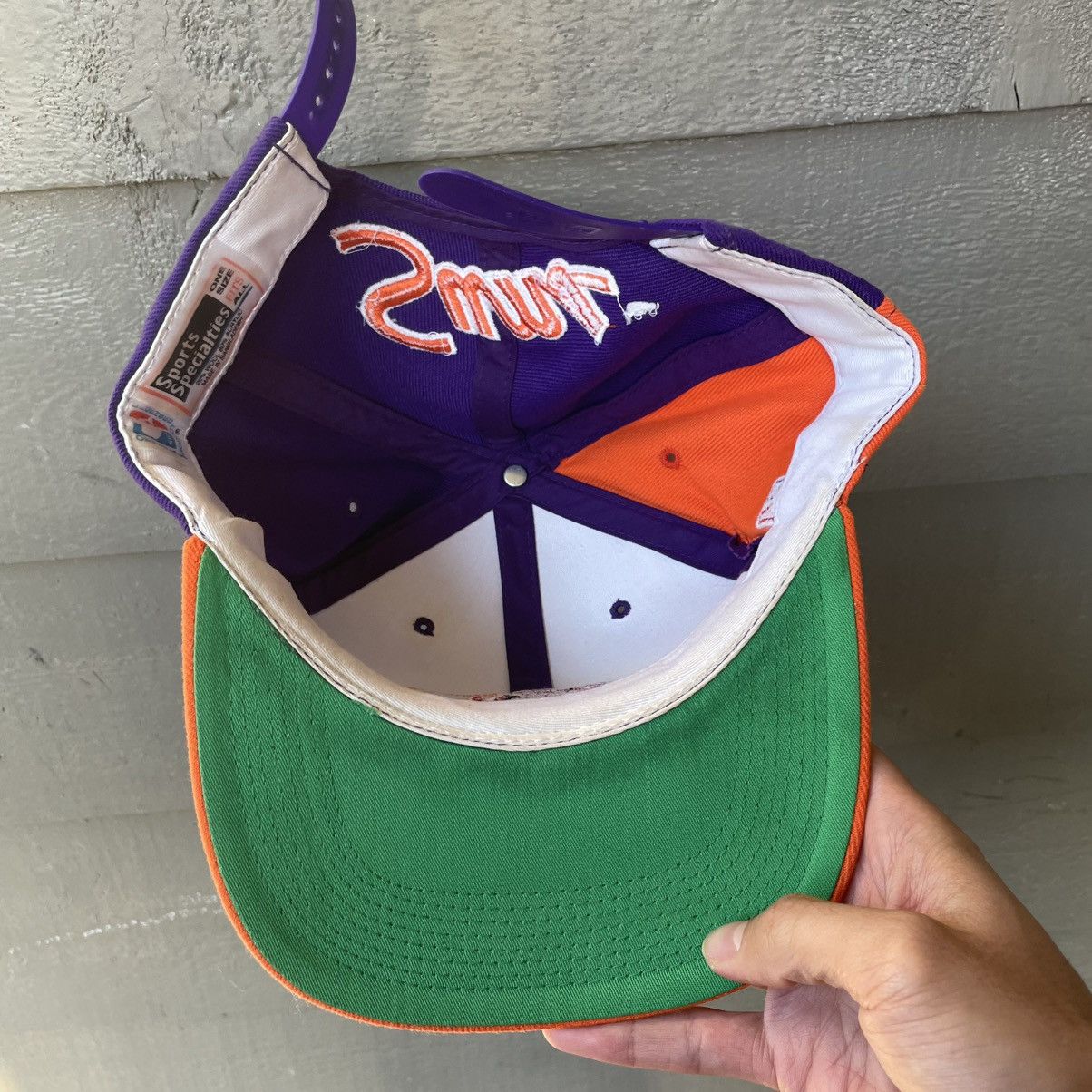 Sports Specialties Vintage Phoenix Suns Sports Specialties Backscript Snapback Size ONE SIZE - 5 Thumbnail