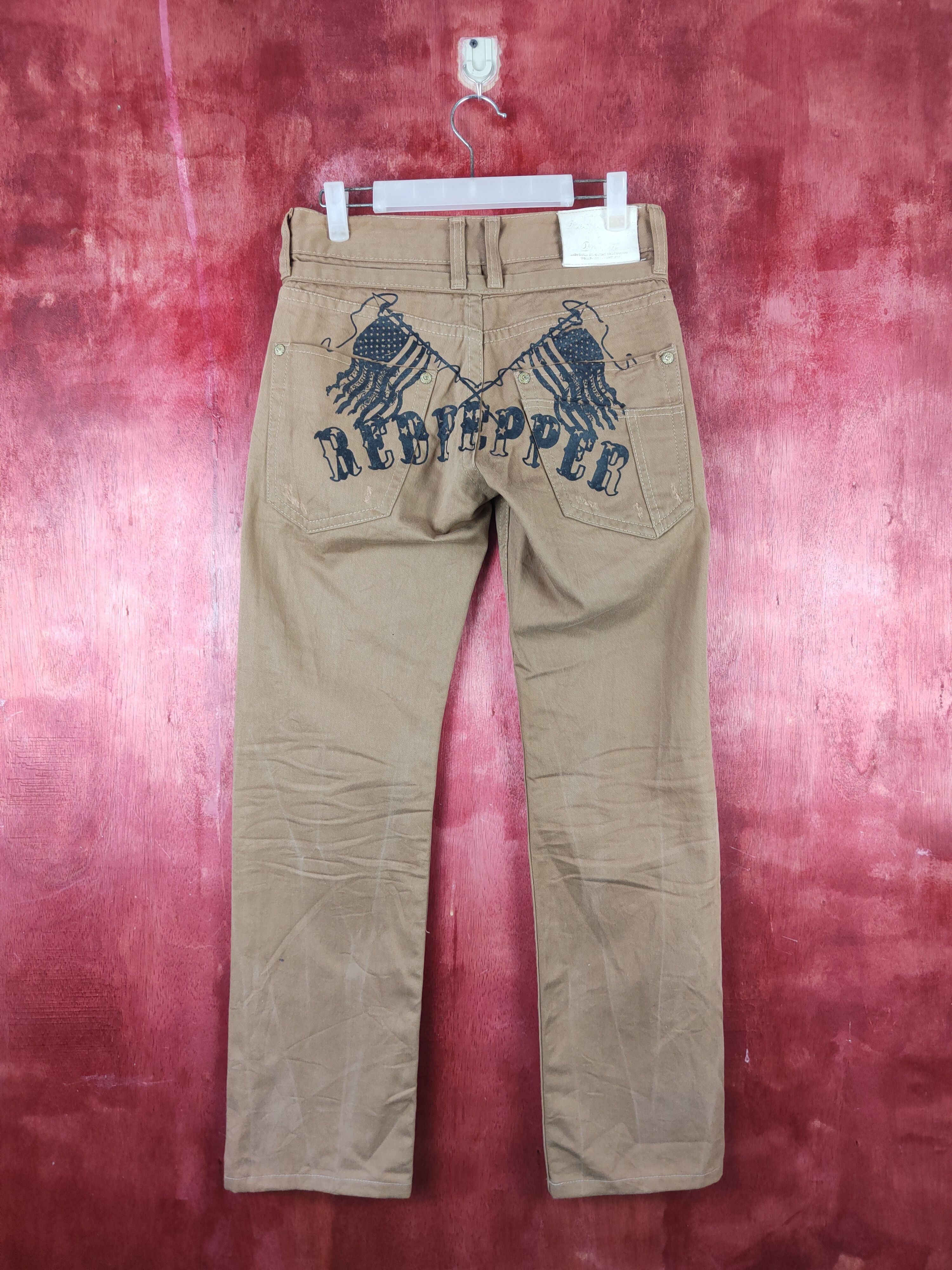 Japanese Brand Redpepper Brown Multipocket Soft Denim #S1321 Size US 28 / EU 44 - 9 Thumbnail