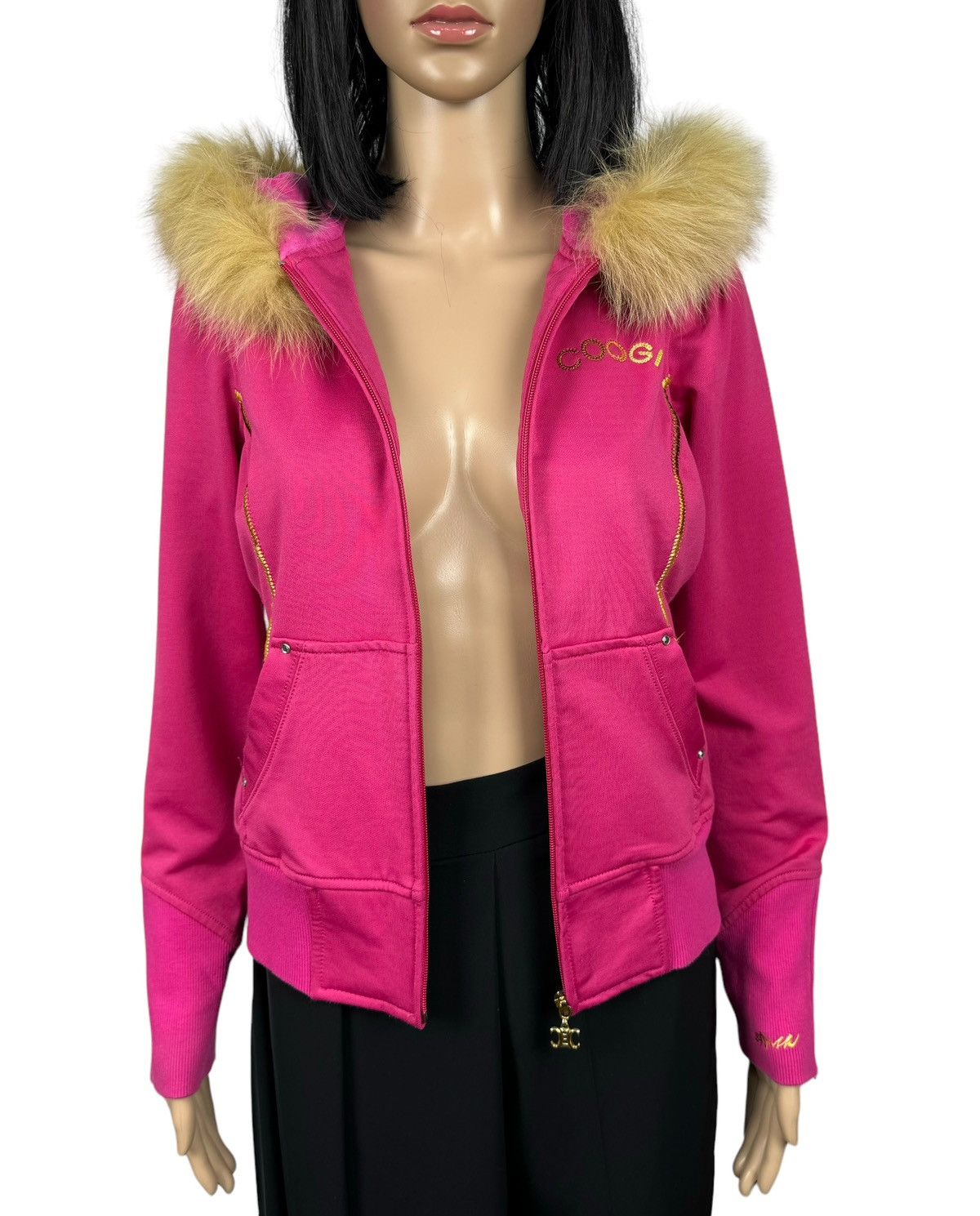 Coogi Coogi Australia Zip Jacket Hooded Fur Trim size S Size S / US 4 / IT 40 - 13 Thumbnail