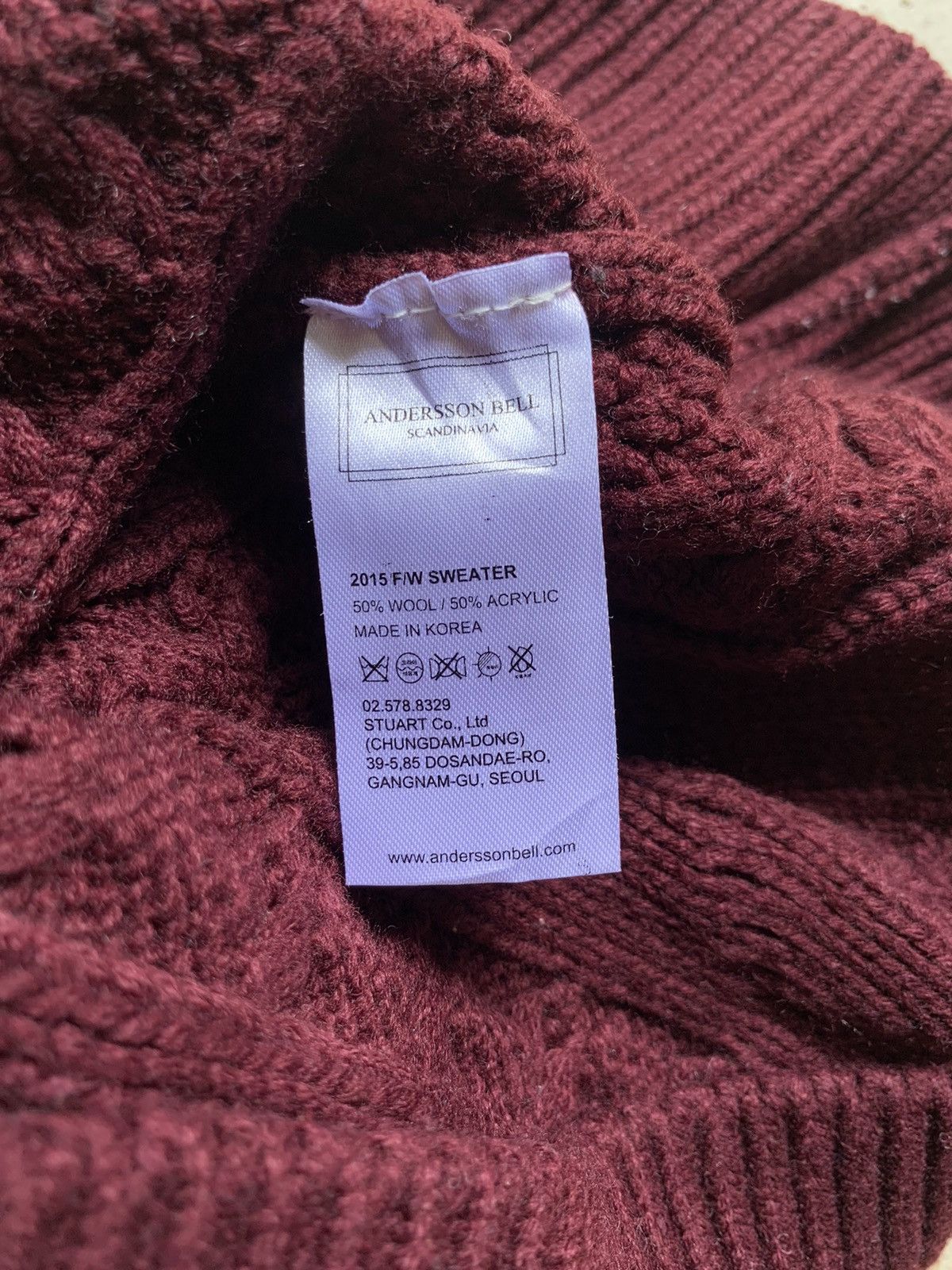 Andersson Bell Andersson Bell scandinavia 2015 F/W cable knit sweater Size US M / EU 48-50 / 2 - 6 Thumbnail