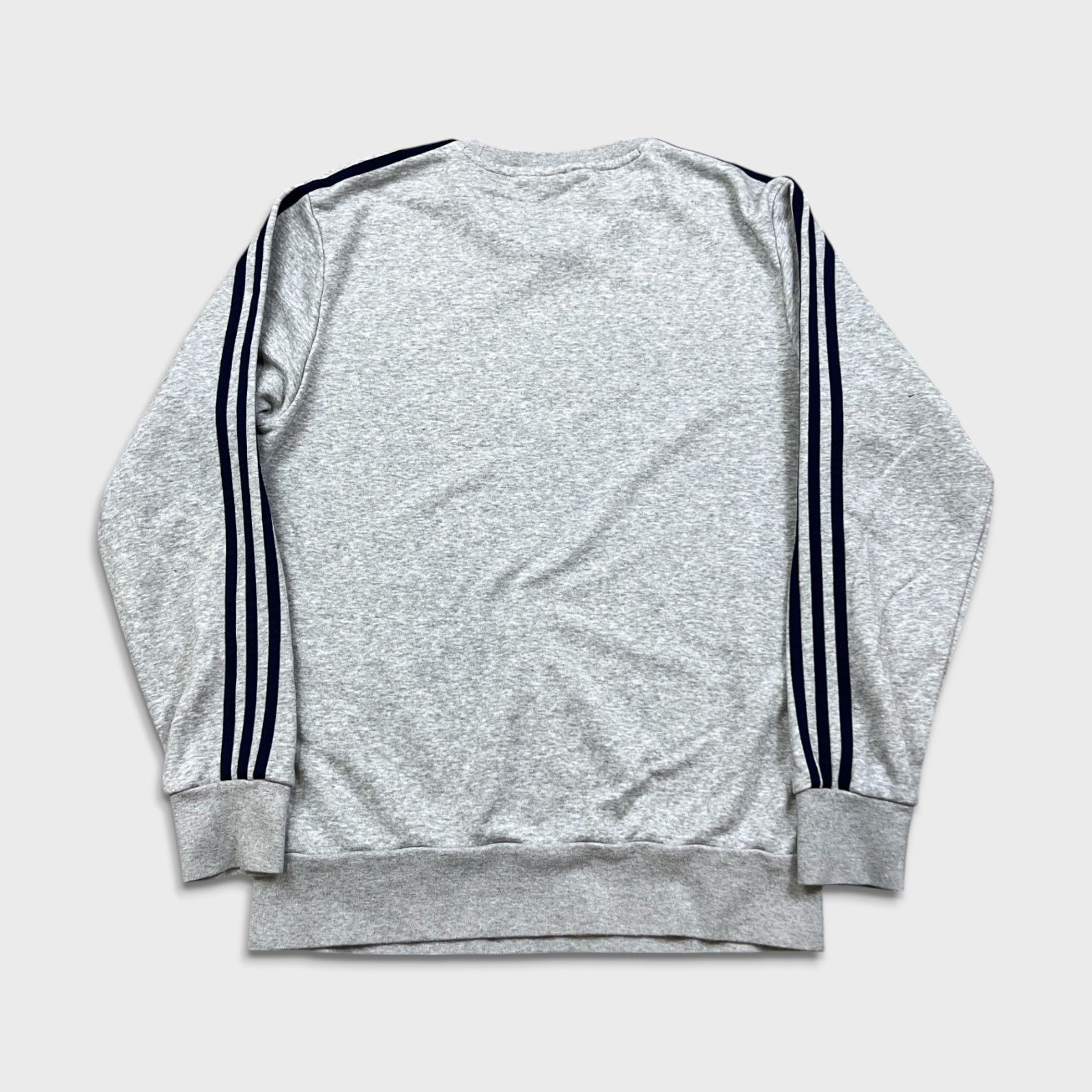 Adidas × Vintage Adidas Sweatshirt Large Stripe Spell Out Pullover Crewneck Size US L / EU 52-54 / 3 - 4 Thumbnail