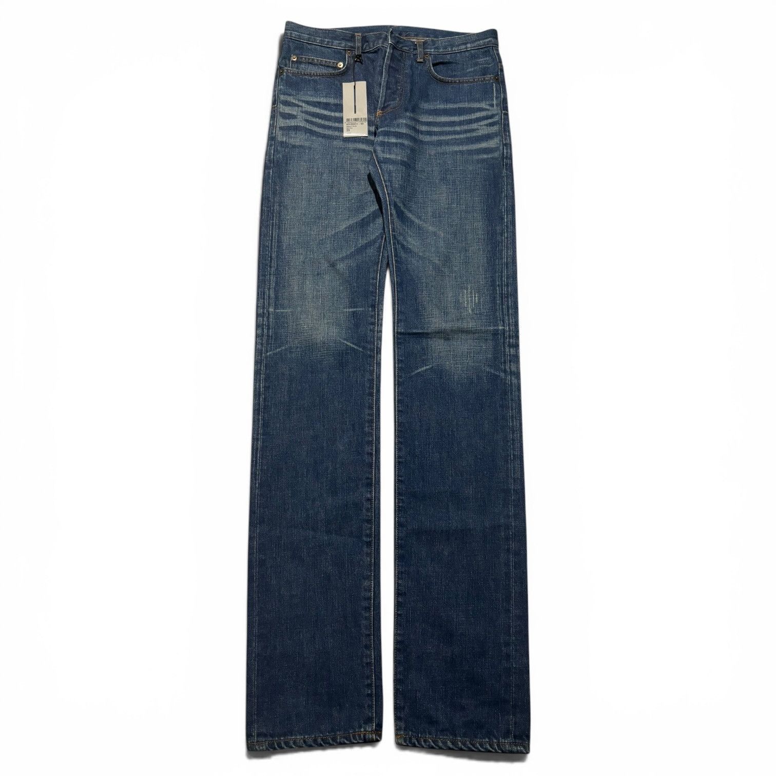 Dior SS10 Dior Homme Faded Washed Indigo Blue Denim Jeans | Grailed