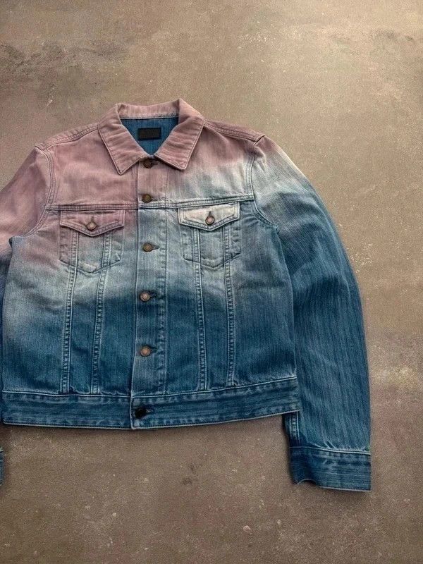 Saint Laurent Paris Saint Laurent denim jacket 2020s luxury street wear archive Size US S / EU 44-46 / 1 - 2 Thumbnail