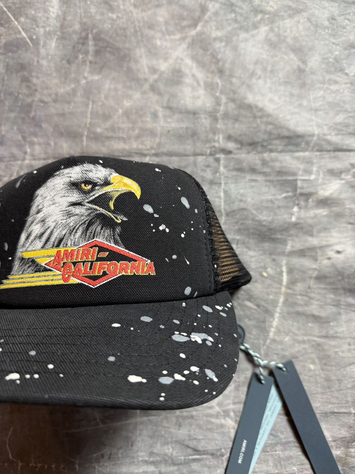 Amiri Amiri Vintage Eagle Trucker Hat Size ONE SIZE - 3 Thumbnail