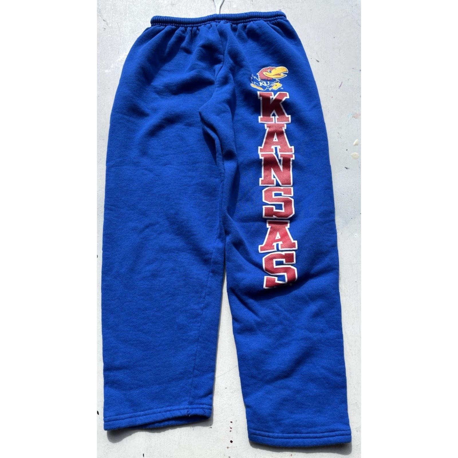 Russell Athletic Russell Athletic Joggers Men's Blue Kansas University S Sweats NCAA Active KU Mens Size US 29 - 2 Thumbnail