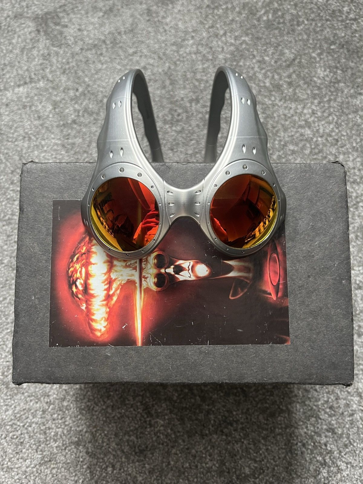 Oakley Over The Top Silver rare Unused JP | eBay