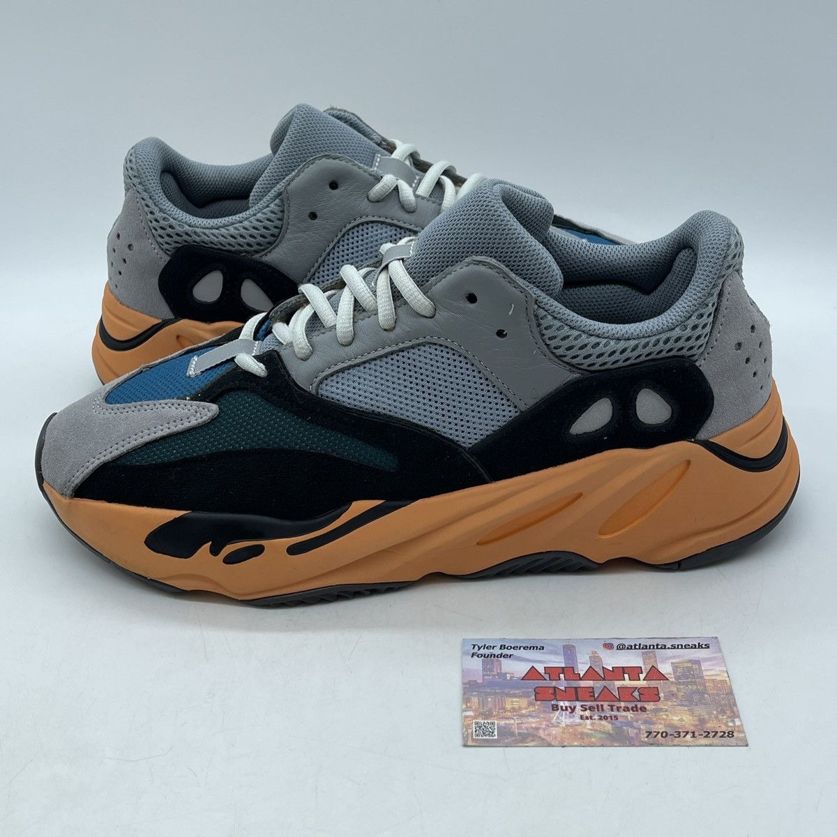 Adidas Yeezy boost 700 wash orange Size US 9.5 / EU 42-43 - 1 Thumbnail