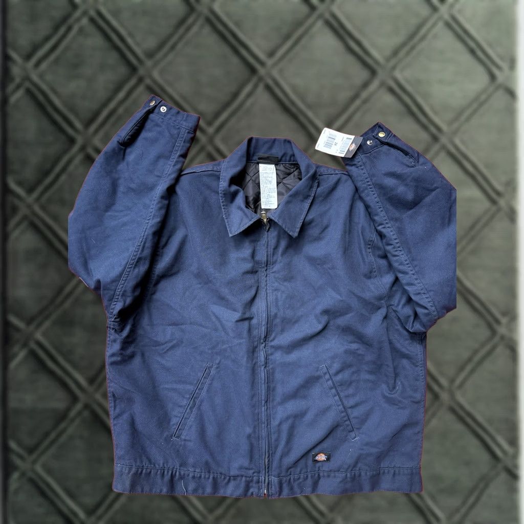 Dickies VINTAGE Dickies Eisenhower Work Jacket Quilted Lined Zip Front NWT Men 2X Navy Blue Jacket Mens Size US XXL / EU 58 / 5 - 1 Thumbnail