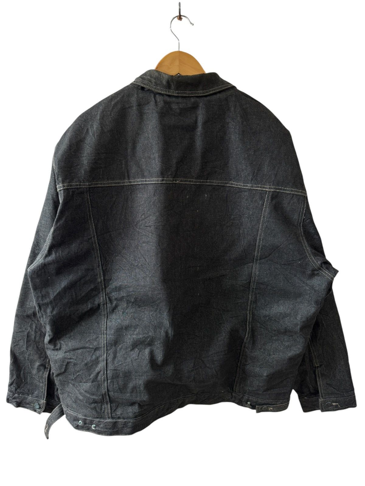 If Six Was Nine Vintage Barcode Jeans Denim Jacket Sherpa Size US XXL / EU 58 / 5 - 6 Thumbnail