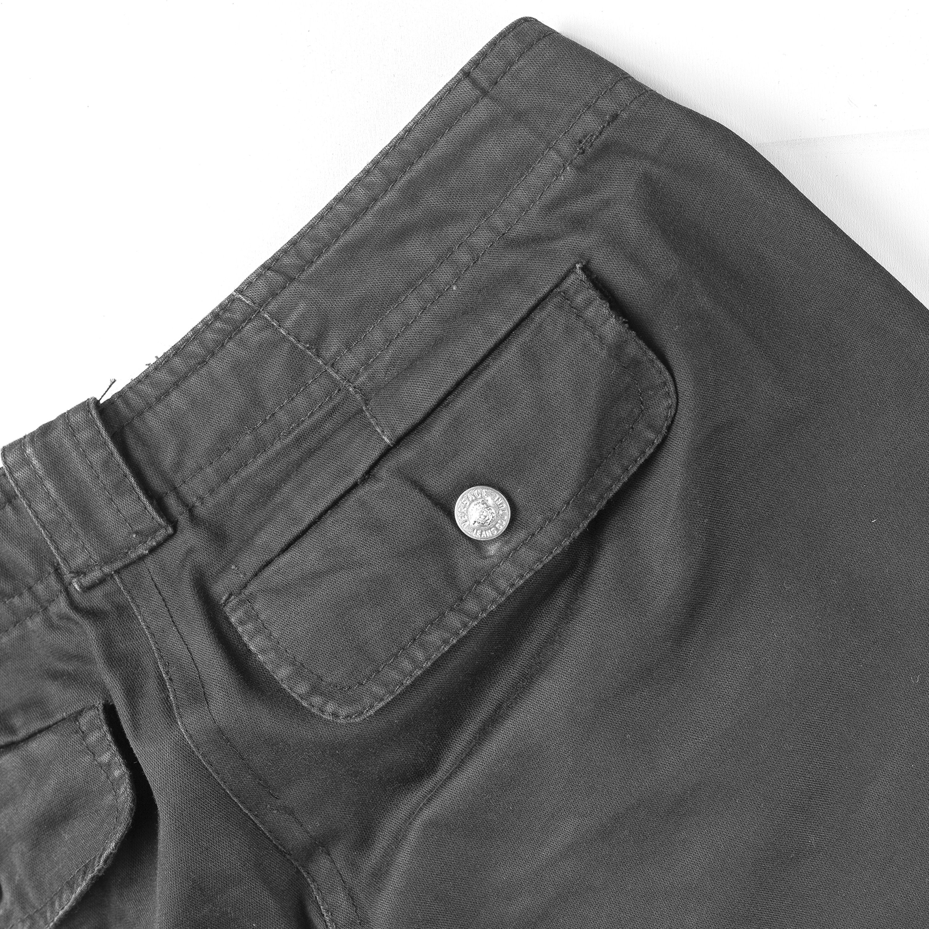 Versace Jeans Couture Versace Jeans Couture Black Capri Bondage Vintage Pants (XS) Size 27" / US 4 / IT 40 - 4 Thumbnail