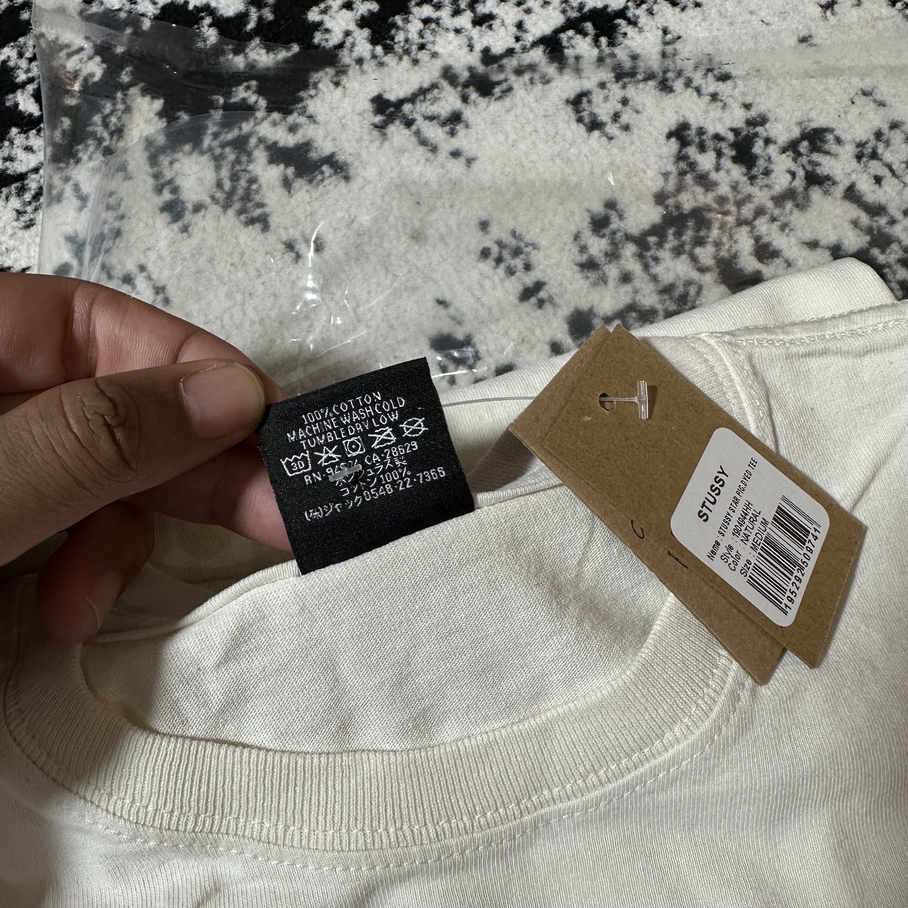 Stussy STUSSY STAR PIG DYED TEE - MEDIUM Size US M / EU 48-50 / 2 - 5 Thumbnail