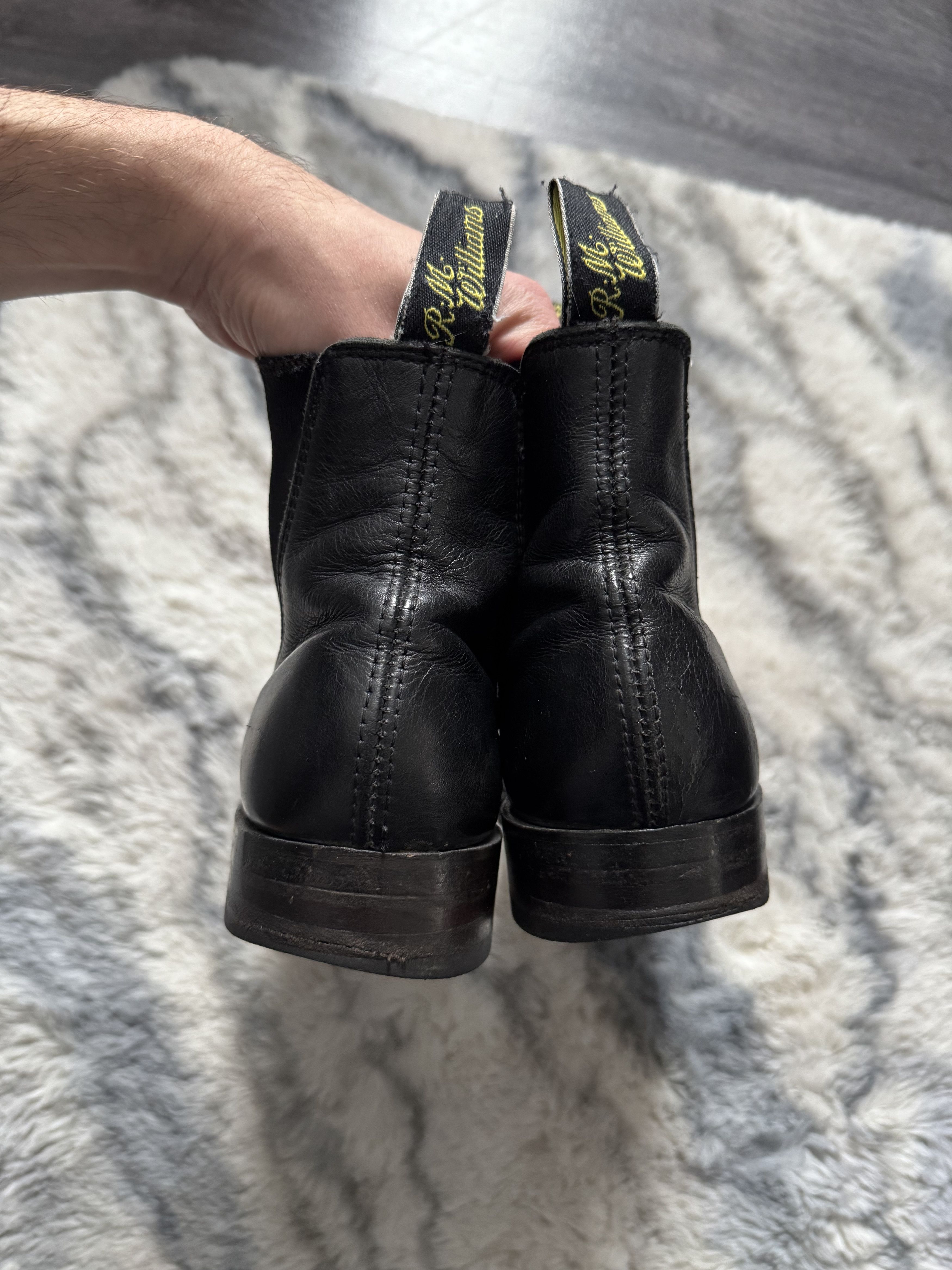 R.M. Williams Unisex Australia Leather Chelsea Boots Shoes Size 5.5 G W Size US 6.5 / EU 39-40 - 8 Thumbnail
