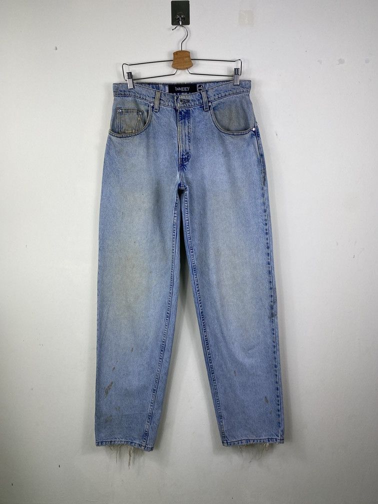 Levi's Vintage Clothing × Vintage RARE Vintage Levis 90s Baggy Silvertab loosedirty distressed Size US 32 / EU 48 - 1 Thumbnail