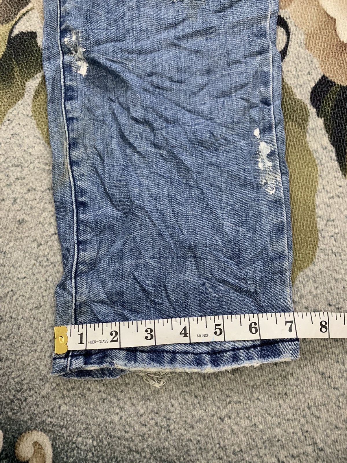 Japanese Brand Distress GOLD Biker Like Denim Pant Size US 33 - 17 Thumbnail