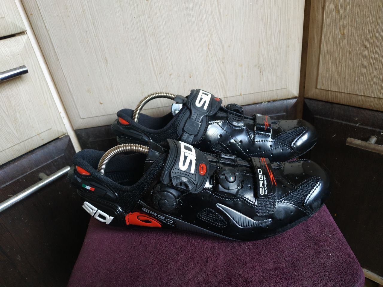 Sidi Sidi Ergo 5 Carbon Road Cycling Shoes Black - EU 44 / US 10 Size US 11 / EU 44 - 2 Thumbnail