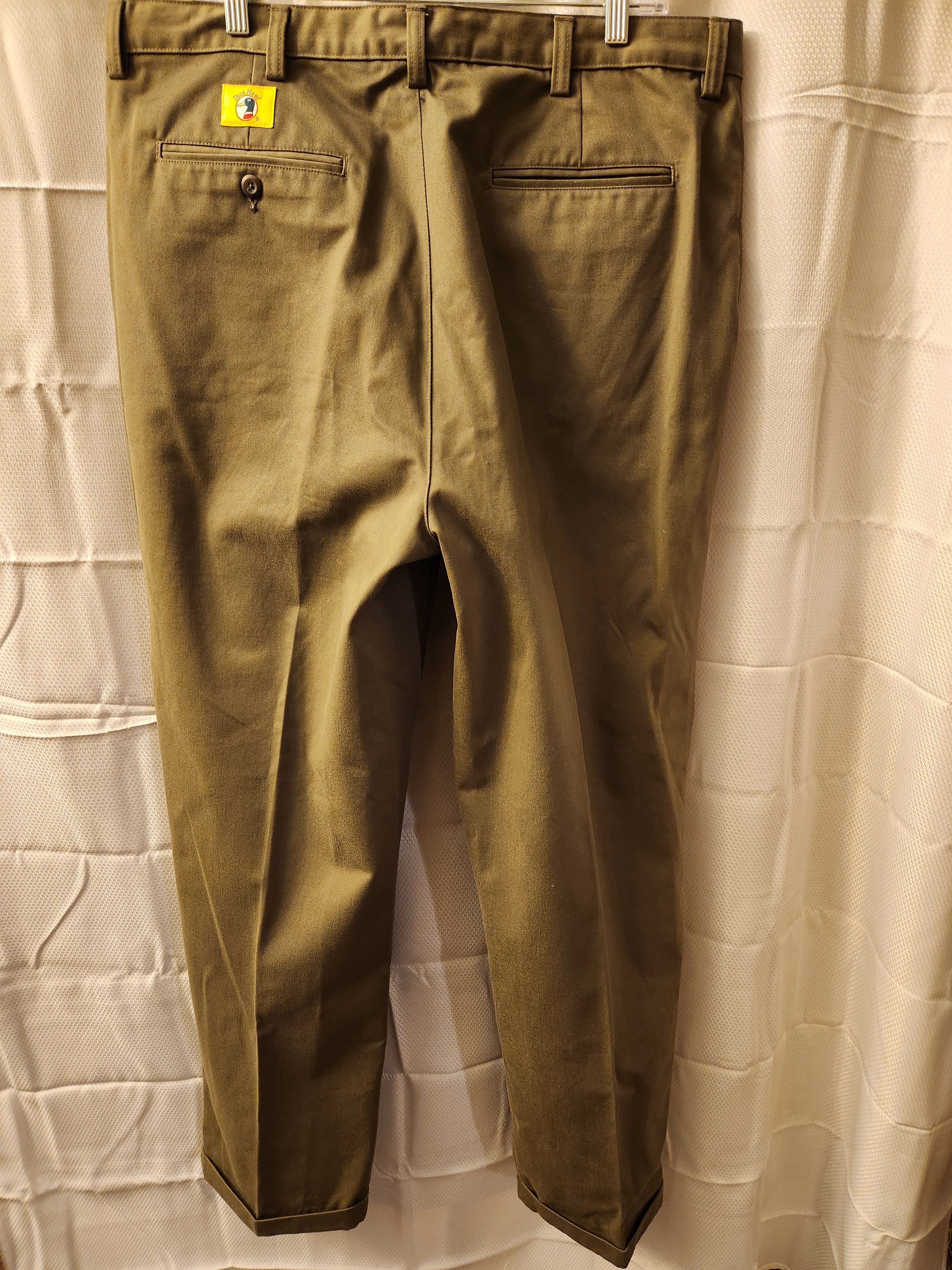 Duck Head × Vintage Vintage 90's 100% Cotton Pants Size US 38 / EU 54 - 2 Thumbnail