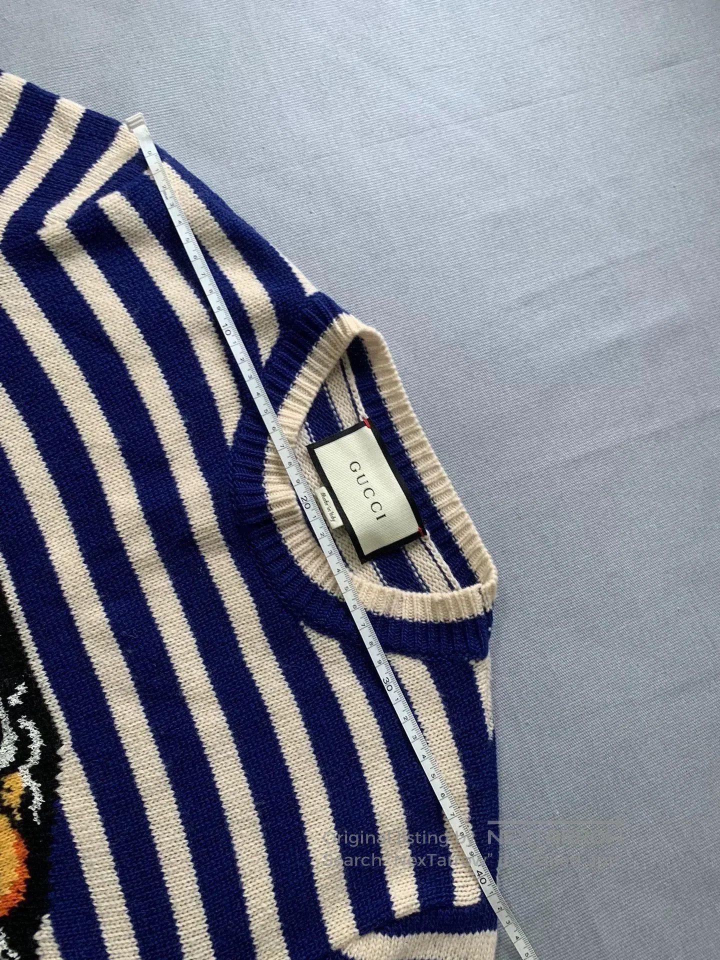 Gucci Gucci Tiger Head Embroidered Wool Sweater. Size US S / EU 44-46 / 1 - 6 Thumbnail
