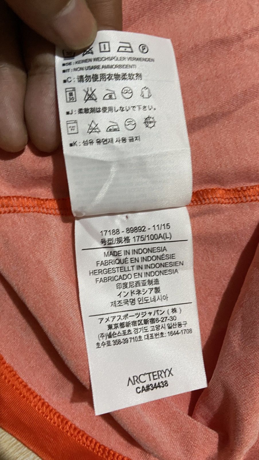 Arc'teryx Arcteryx Woman Tee Orange Size US L / EU 52-54 / 3 - 6 Thumbnail