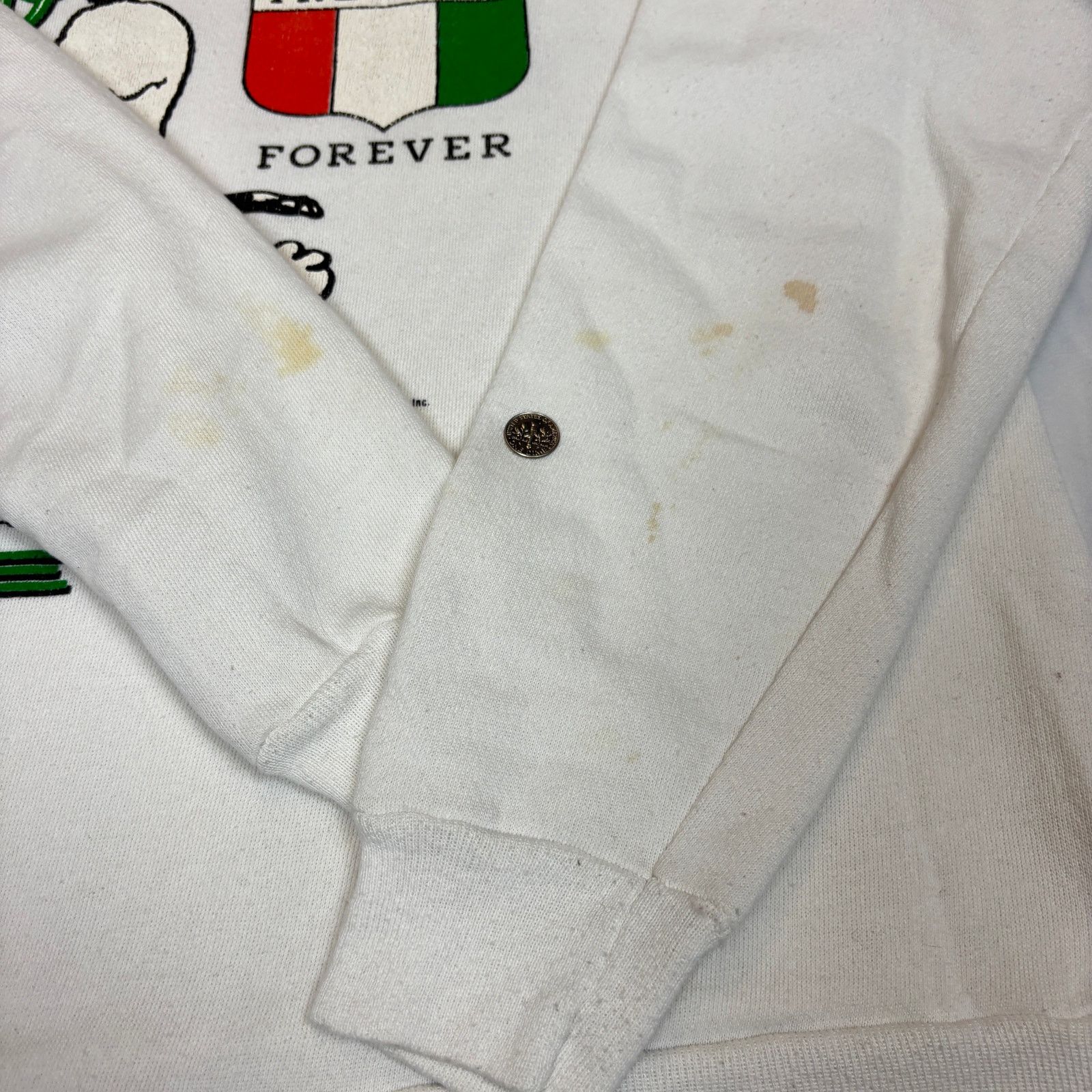 Peanuts Vintage 80s Peanuts Snoopy Ireland Schulz Sweatshirt M Size US M / EU 48-50 / 2 - 9 Thumbnail