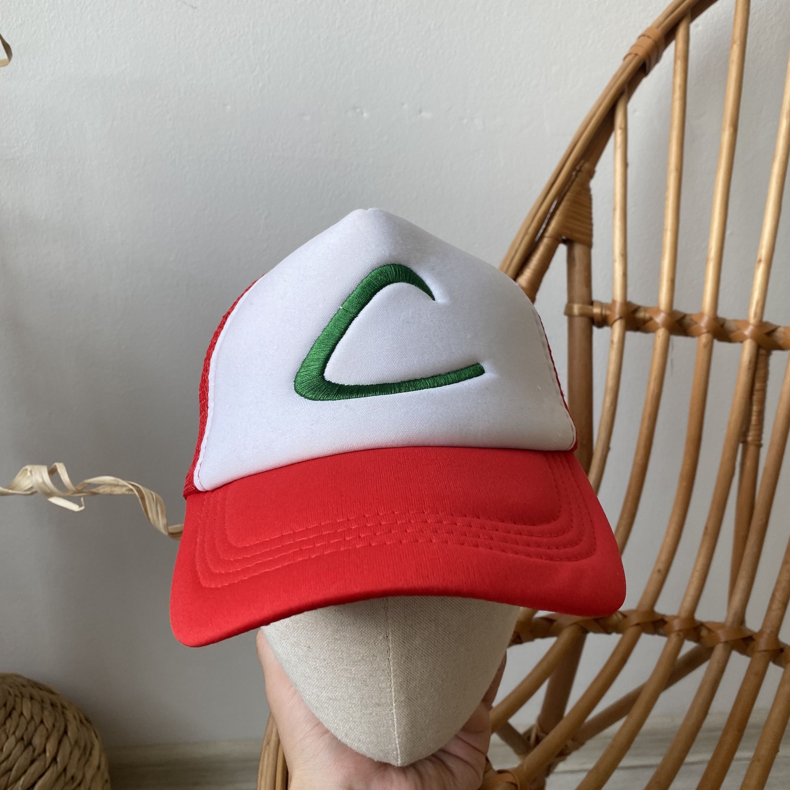 Japanese Brand Vintage Pokémon Ash Ketchum Trucker Cap Anima Nitendo Size ONE SIZE - 4 Thumbnail