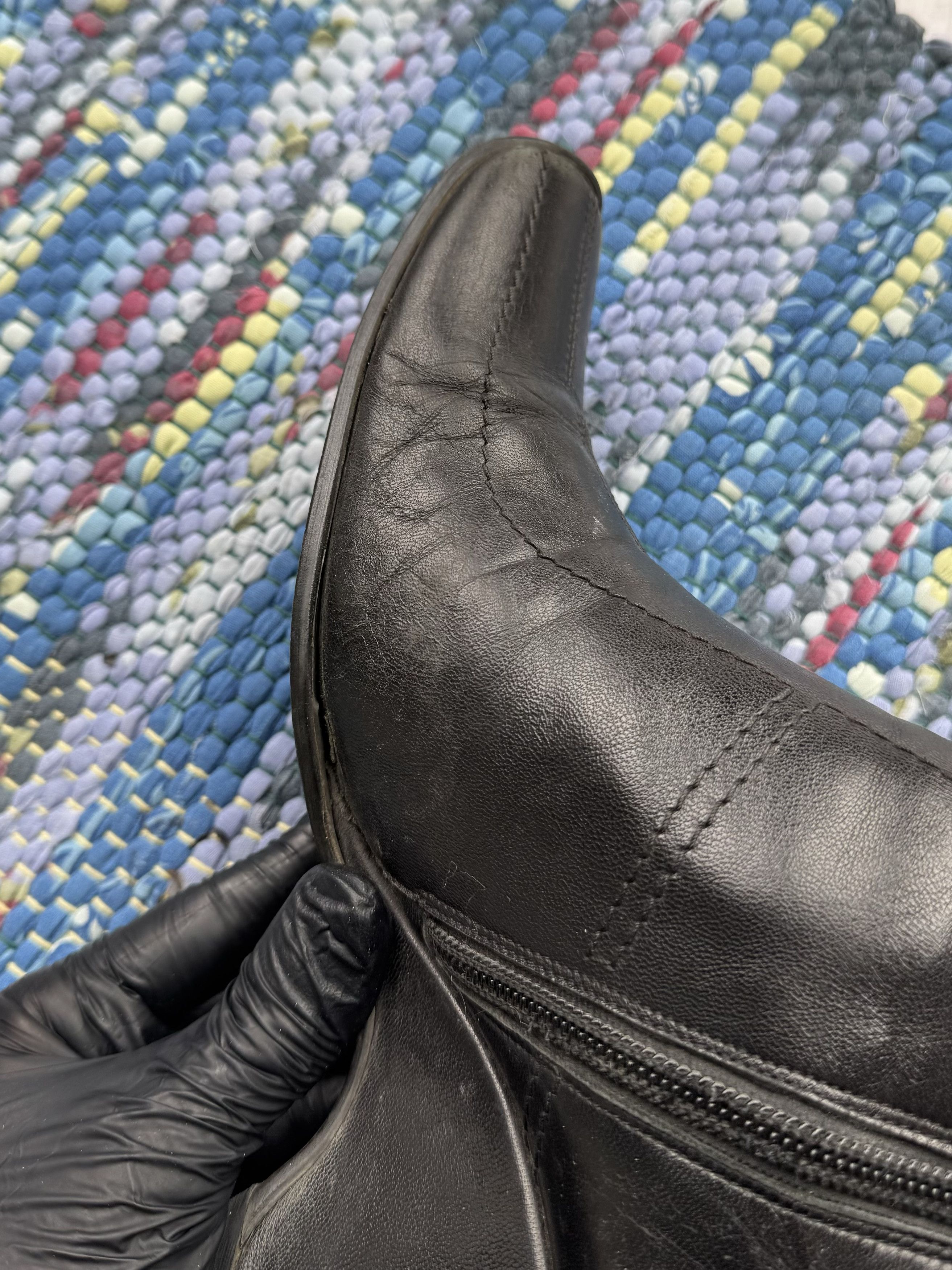 Vintage Vintage Leather Futuristic Boots A722D4(209) Size US 8 / IT 38 - 8 Thumbnail
