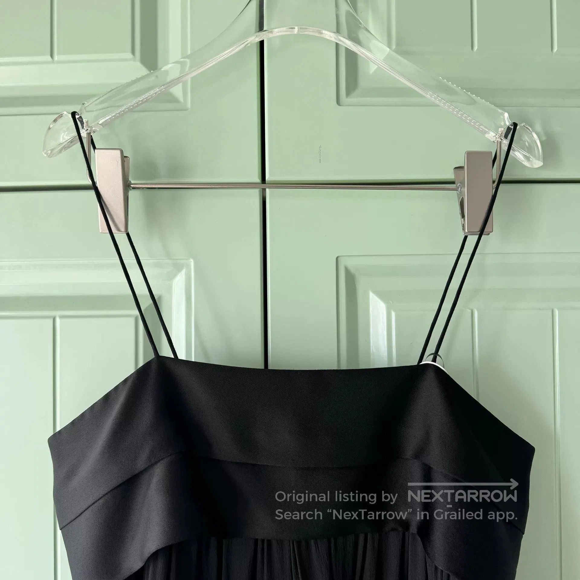 Saint Laurent Paris Saint Laurent Black Slip Dress. Size S / US 4 / IT 40 - 7 Thumbnail