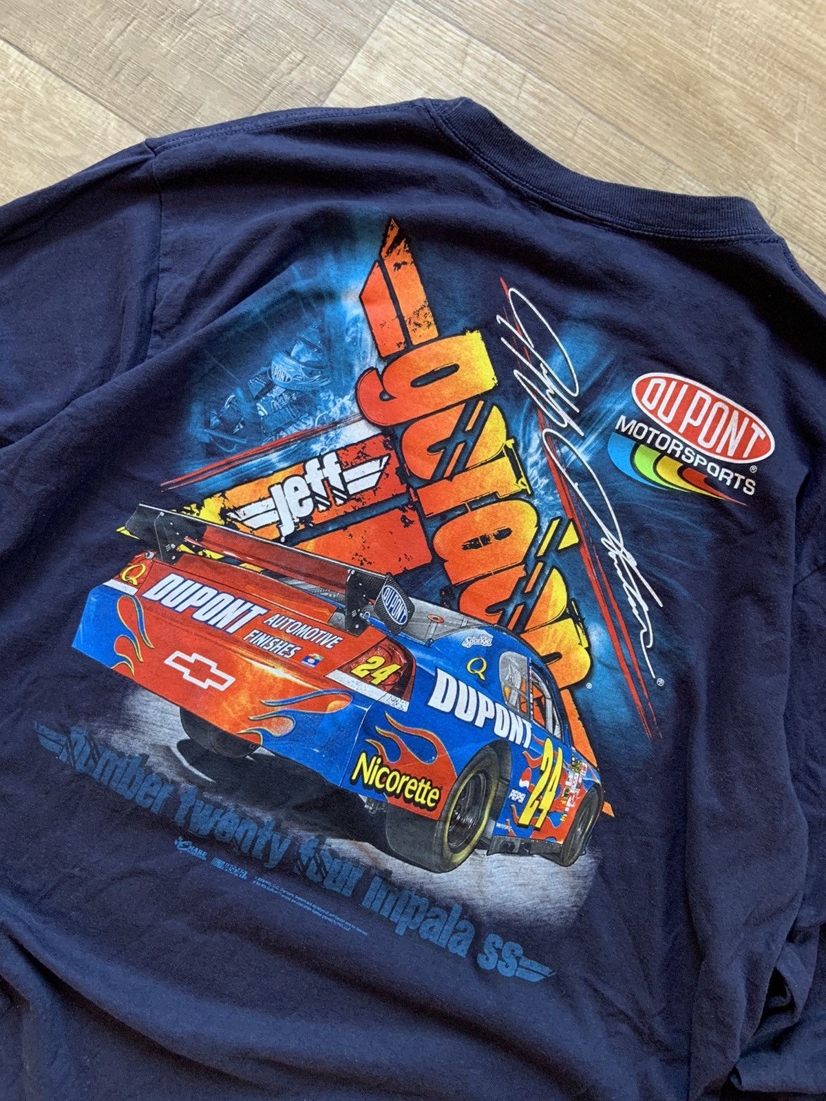 NASCAR × Vintage vintage gordon 24 nascar chevrolet impala promo lonfsleeve Size US XL / EU 56 / 4 - 4 Thumbnail
